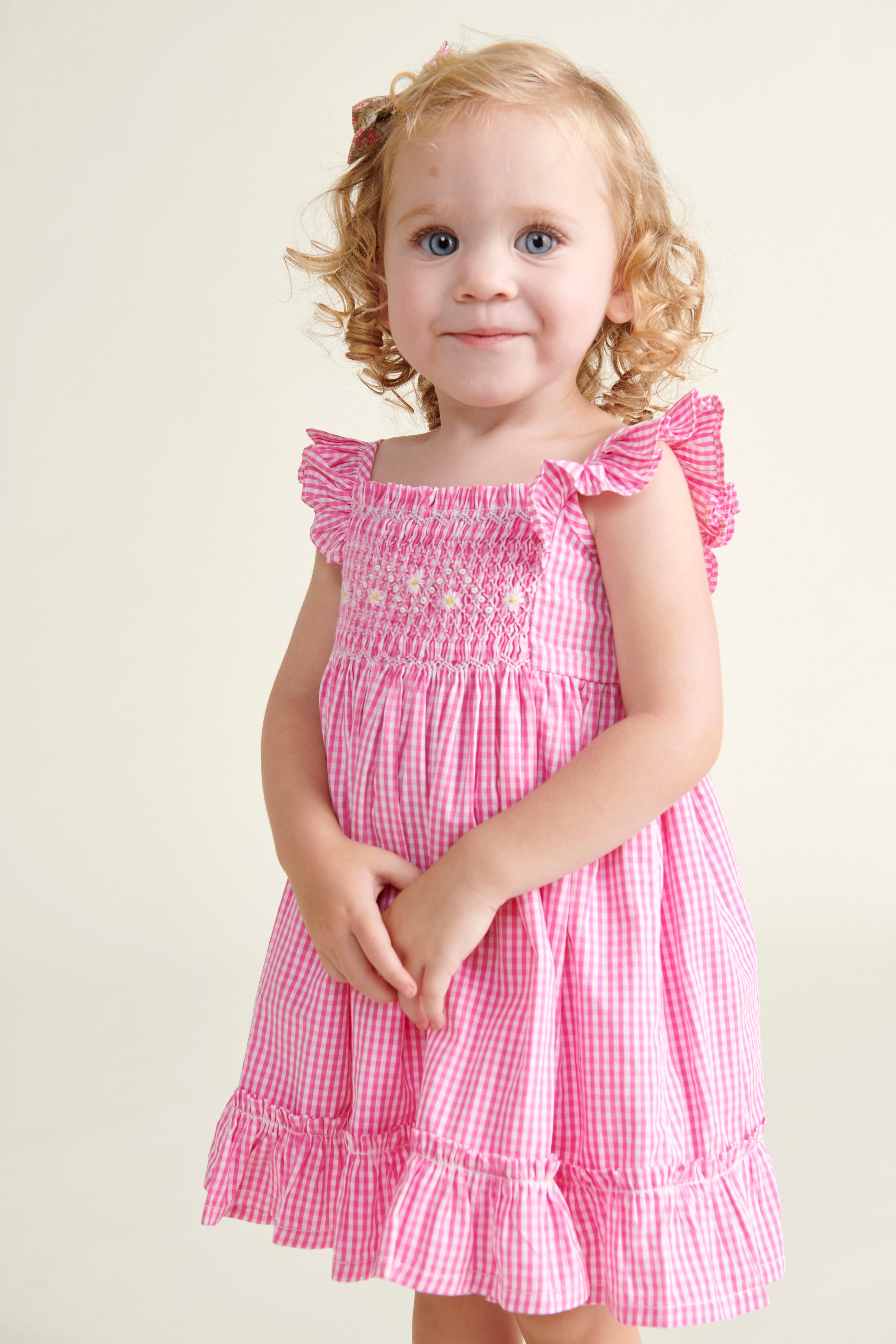 Hand-Smocked Baby Sundress - Alba