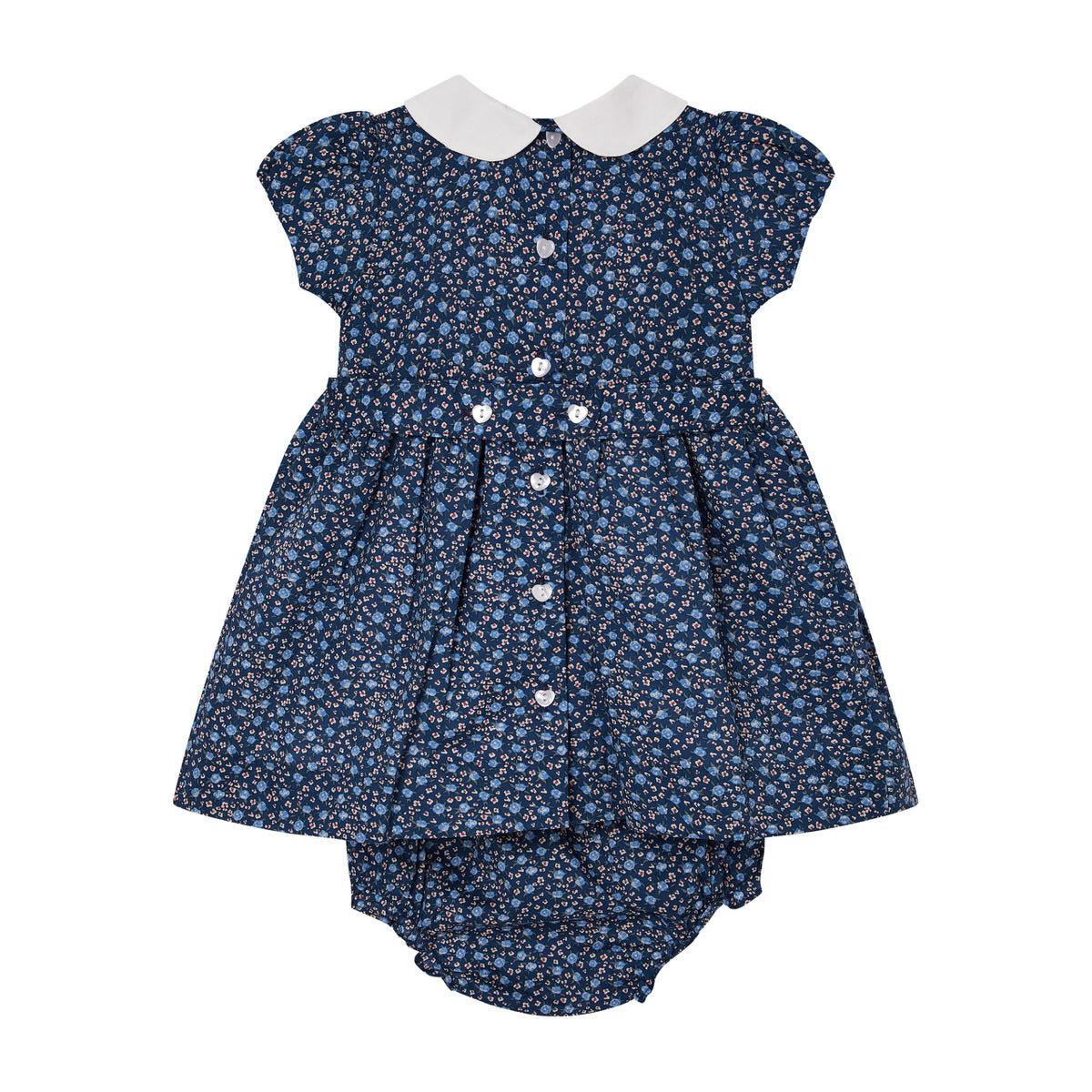 Hand-Smocked Baby Dress -AUBREY