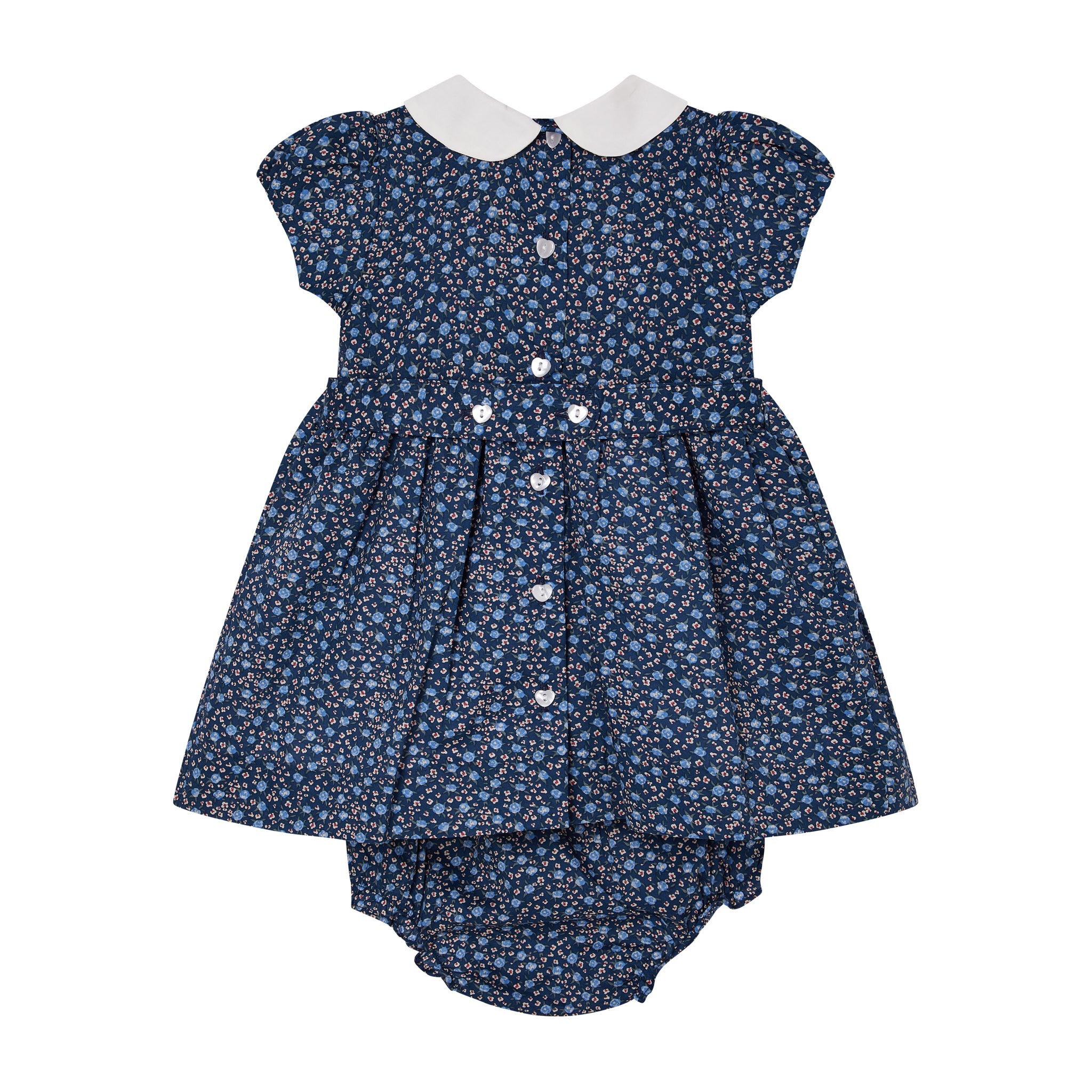 back of smock dress with bloomers