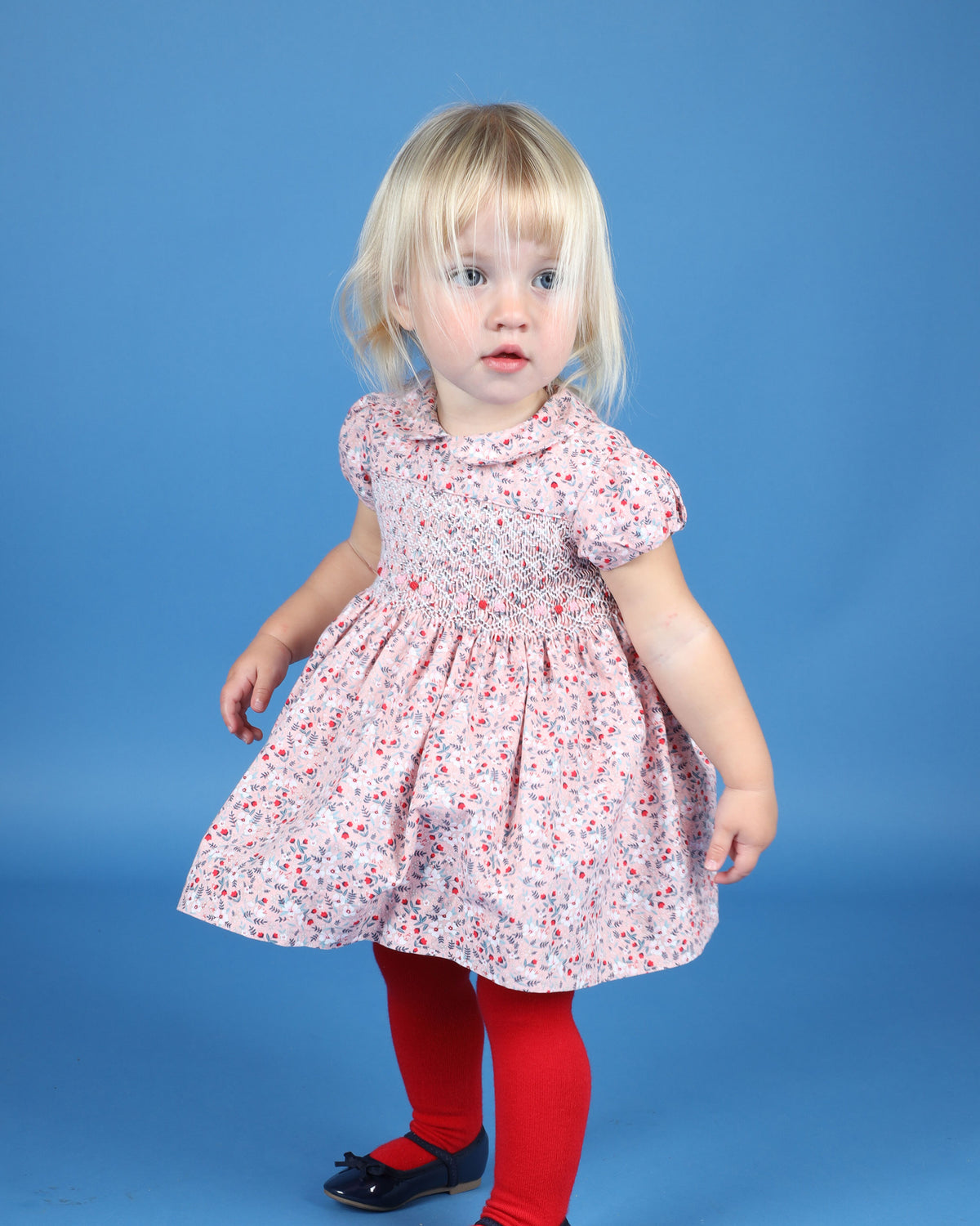 Hand-Smocked Baby Dress -AURORA