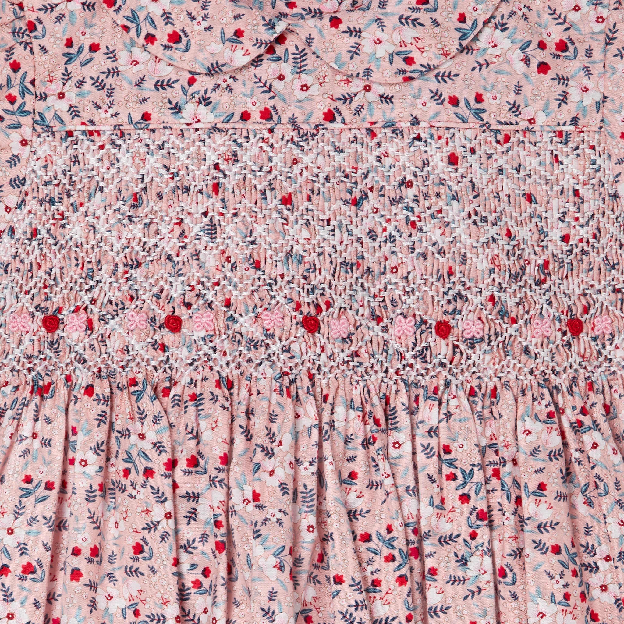 Smocked Baby Dress - Aurora