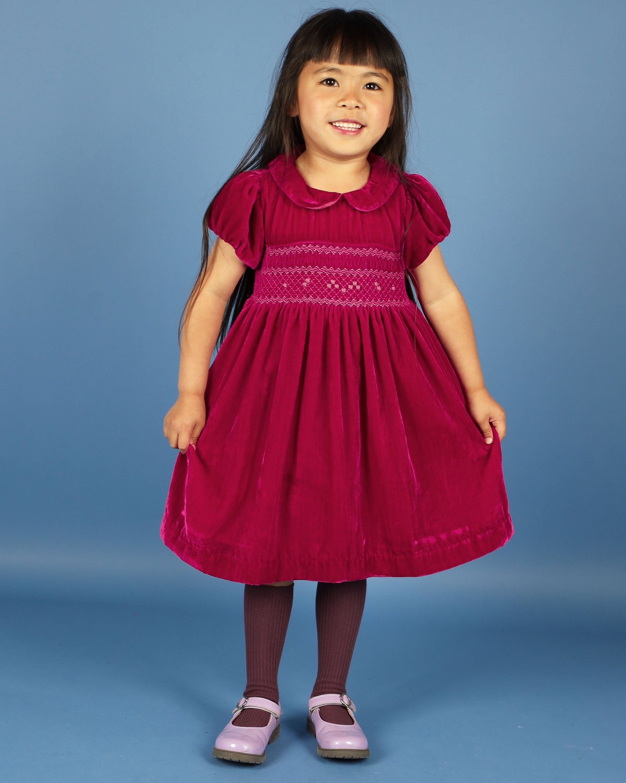 girl in party dress