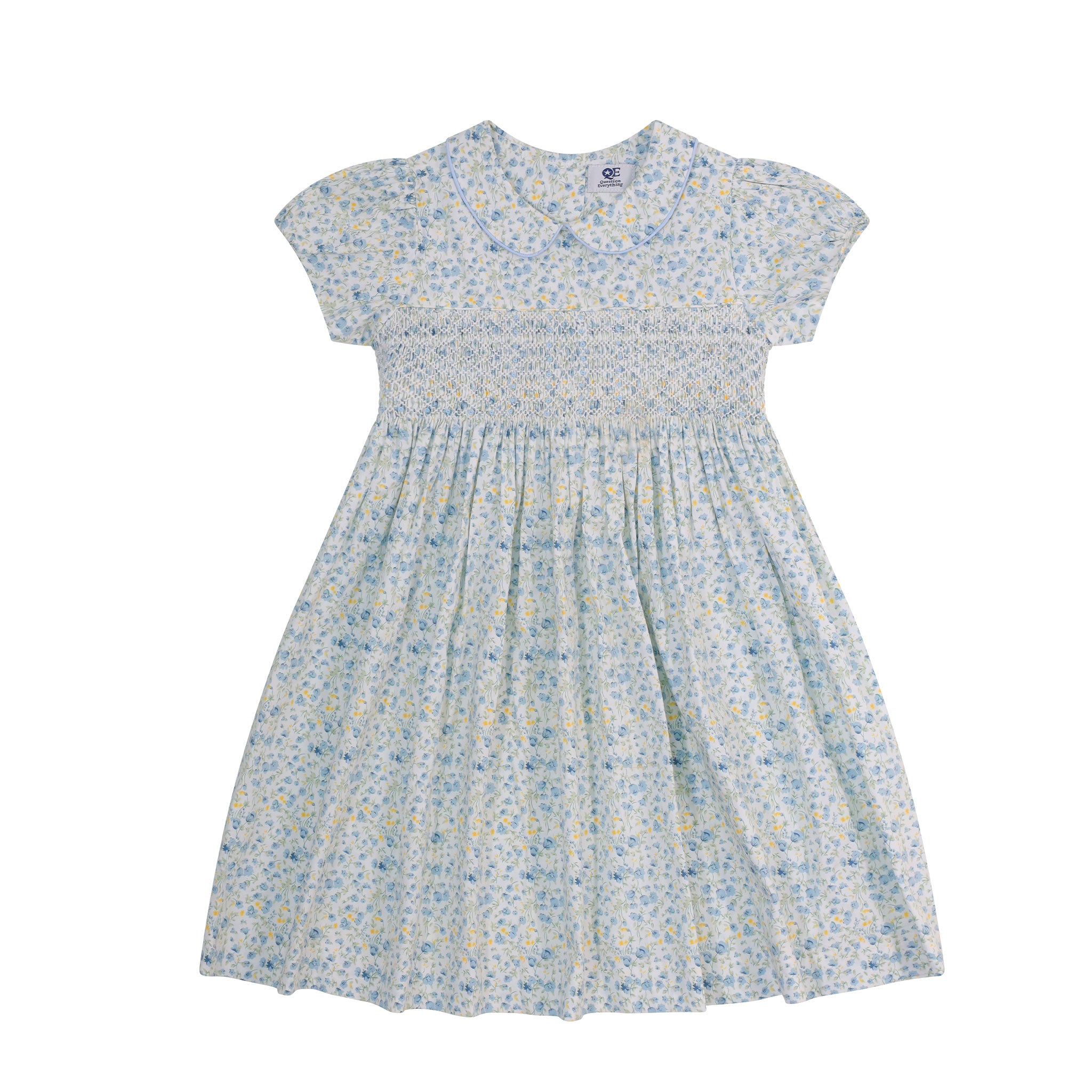 Smocked Girls Dress - Bibi
