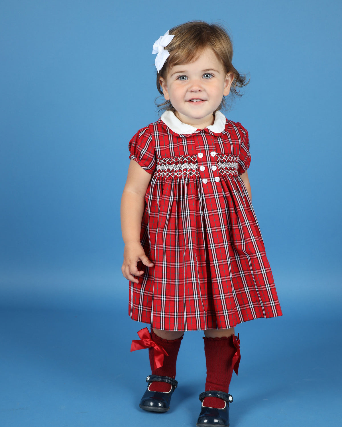 Hand-Smocked Baby Dress -BROMWYN