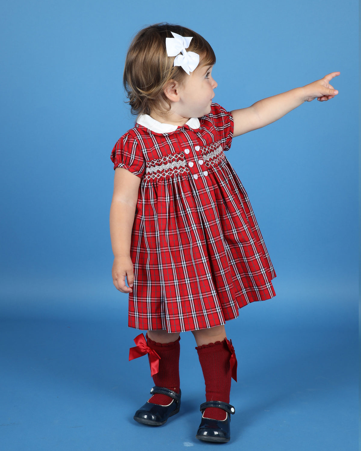 Hand-Smocked Baby Dress -BROMWYN