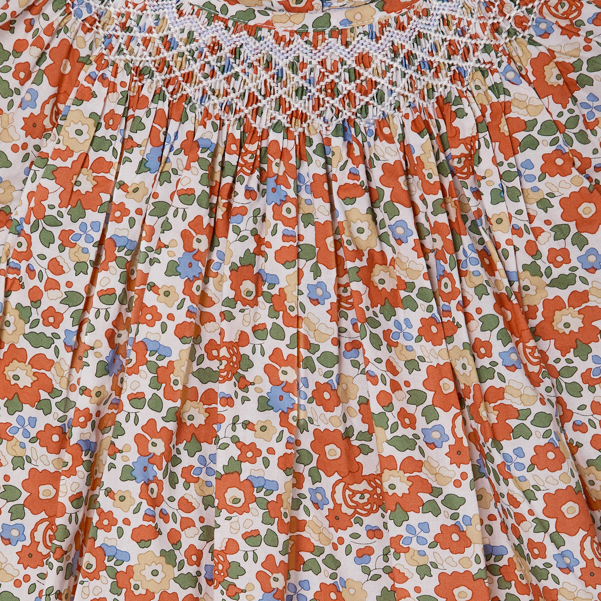 Hand-Smocked Baby Dress - CALYPSO