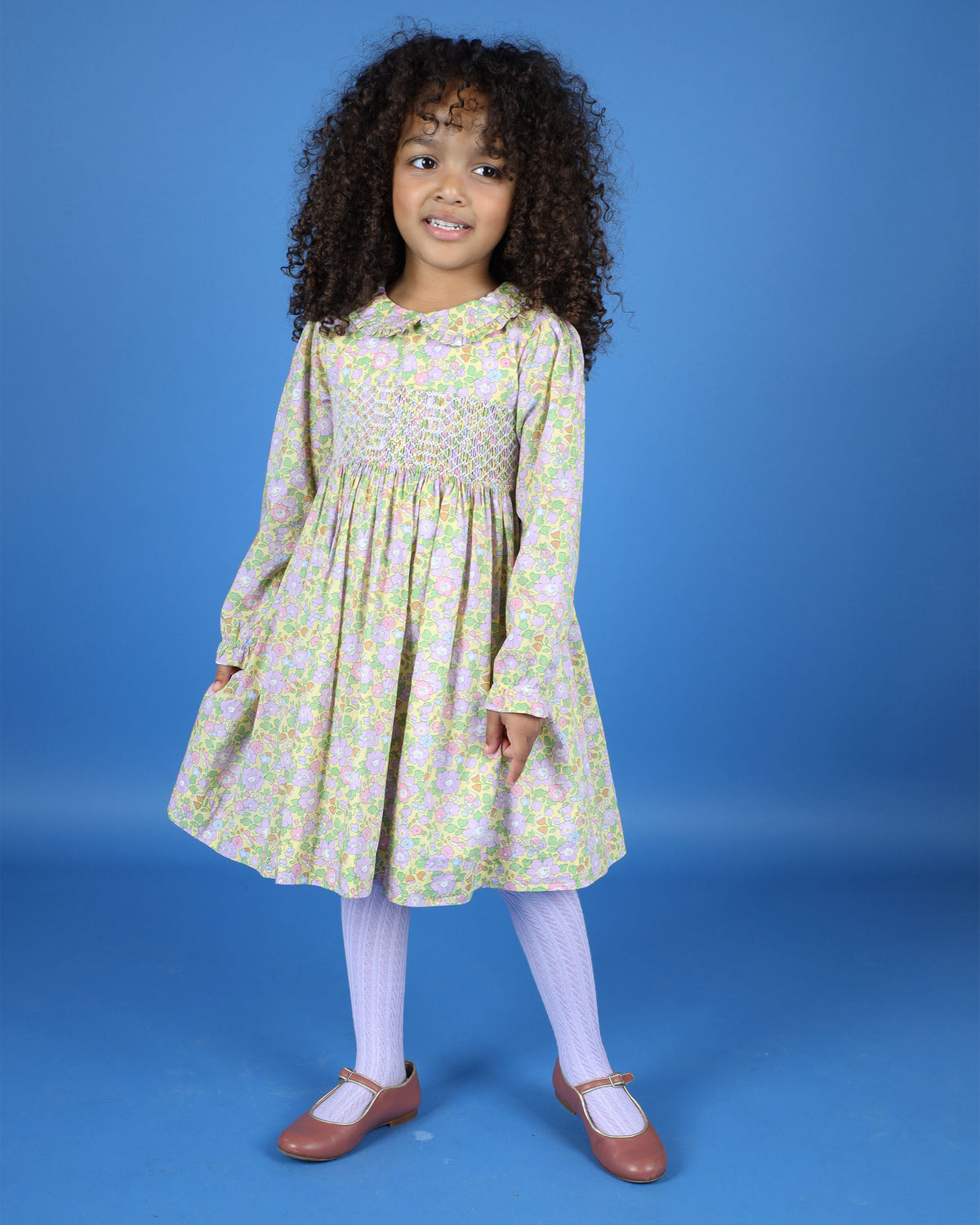 Made with Liberty Fabric: Hand-Smocked Girls Dress - CORDELIA