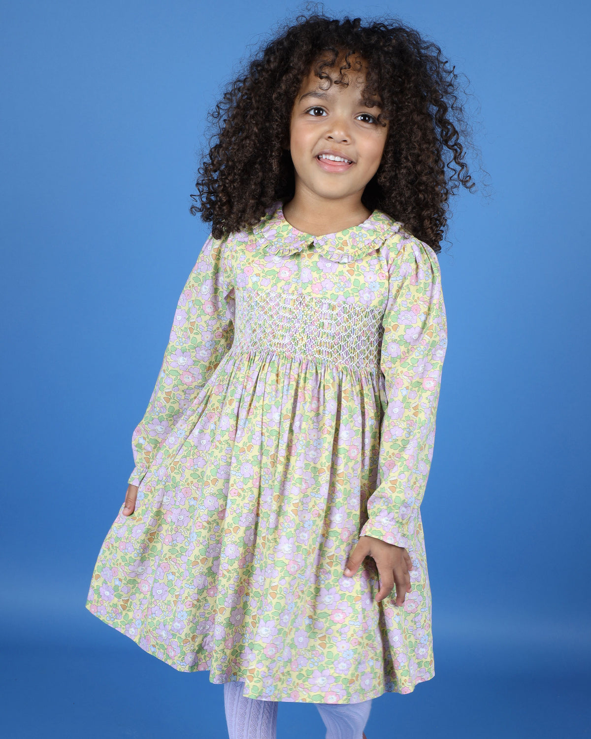 Made with Liberty Fabric: Hand-Smocked Girls Dress - CORDELIA