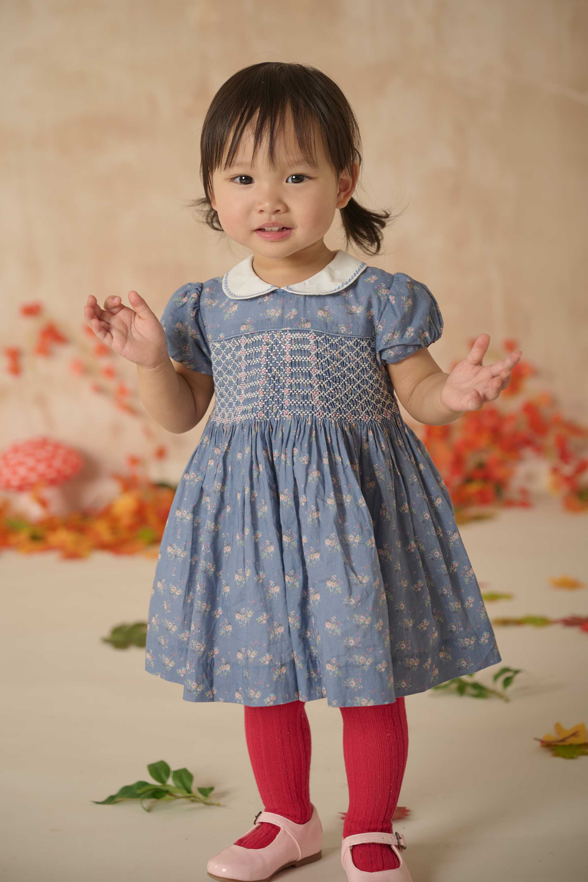 Hand-Smocked Baby Dress - Davinia