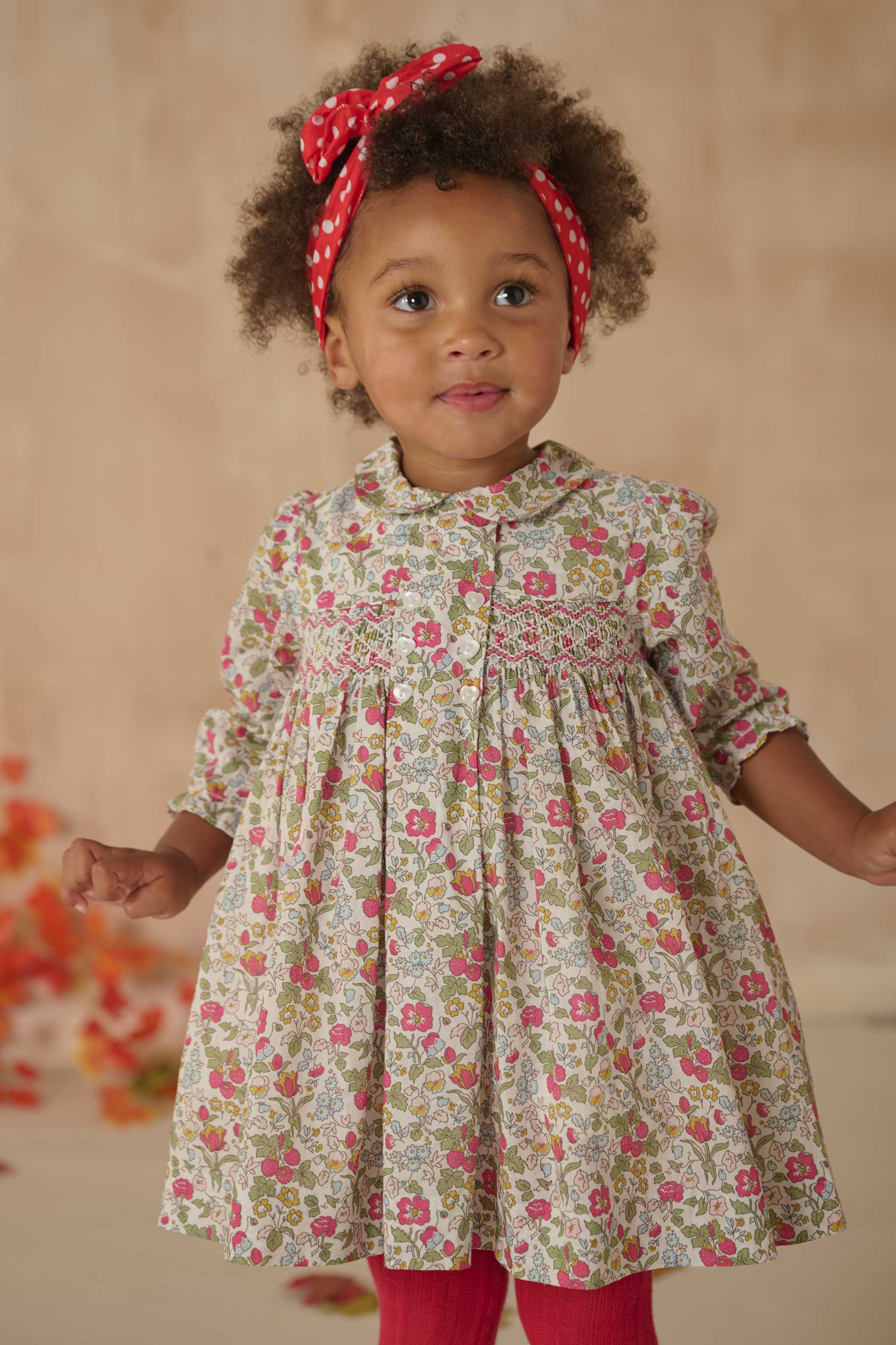 Hand-Smocked Baby Dress - Doris