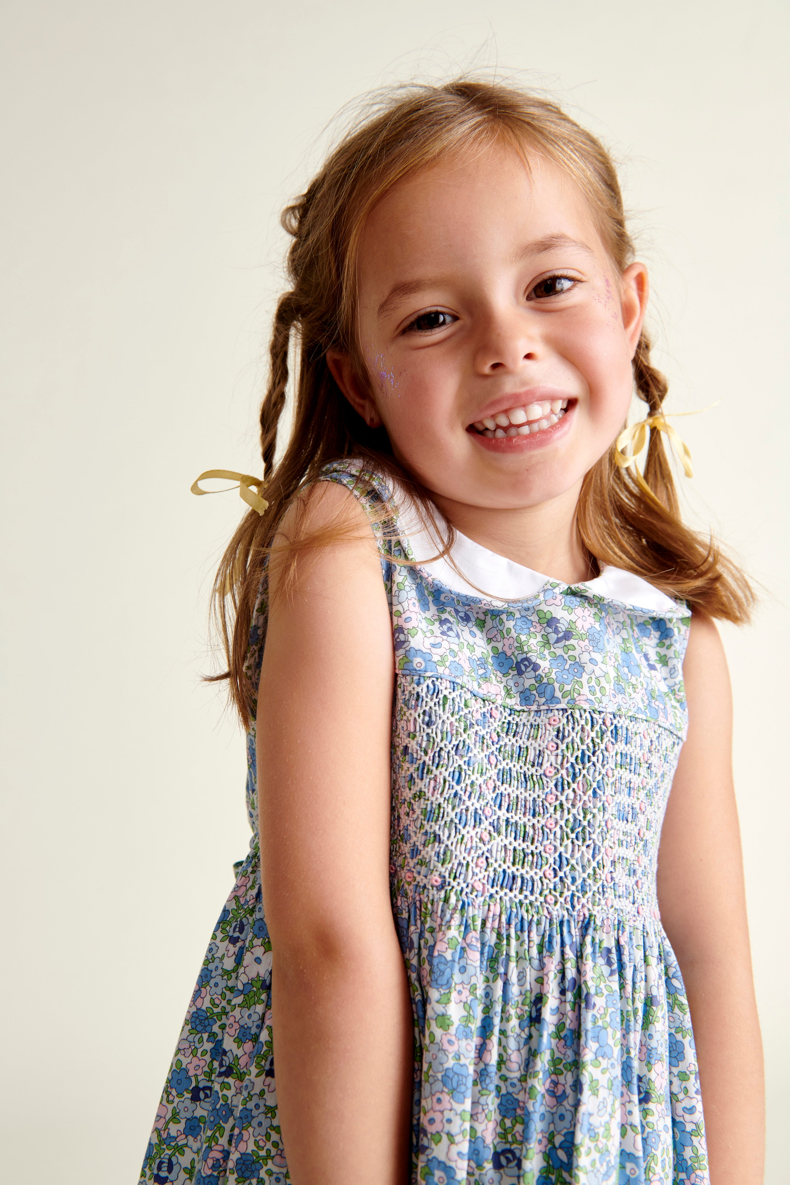 Hand-Smocked Girls Dress - Eden