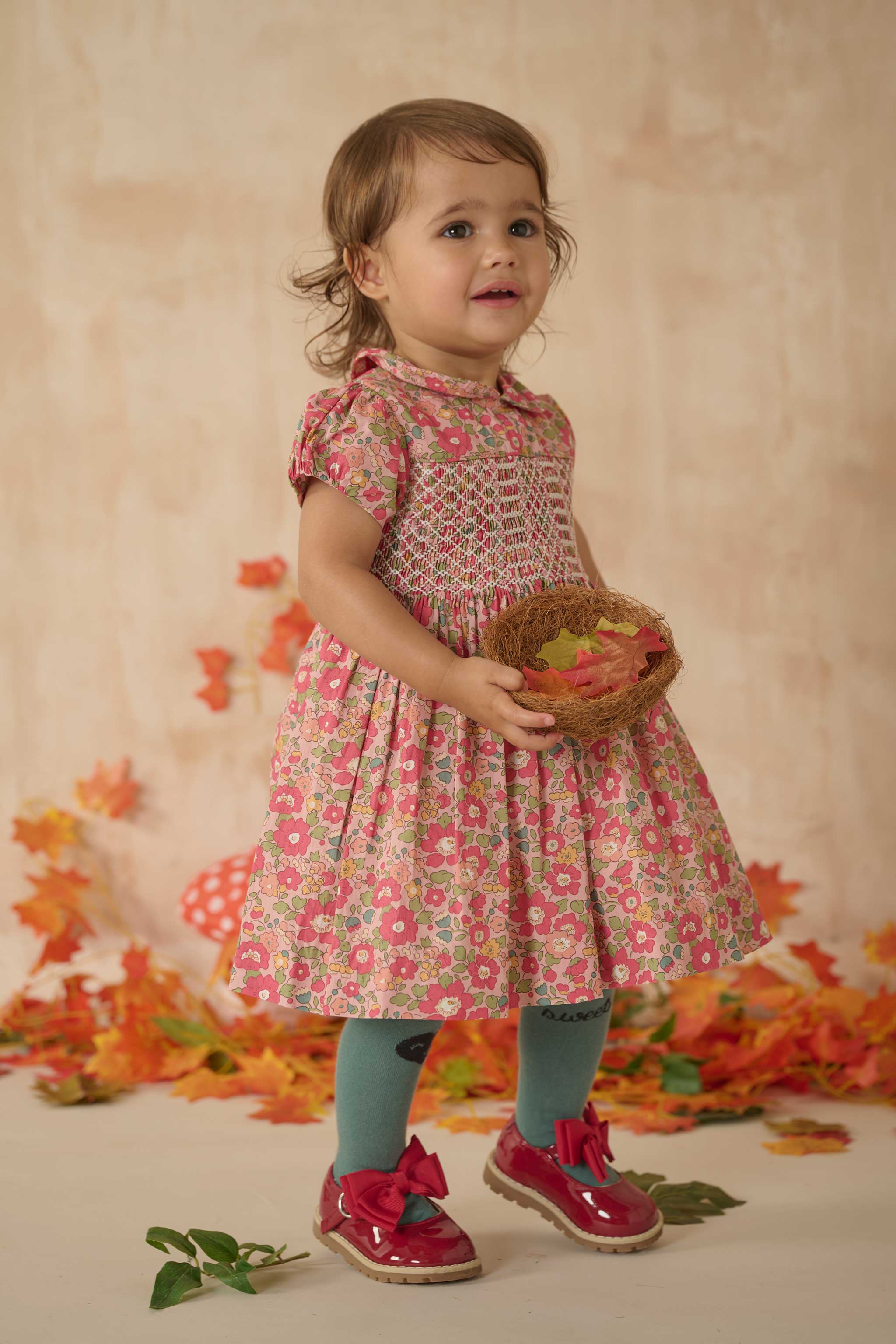 Hand-Smocked Baby Dress - Emelina