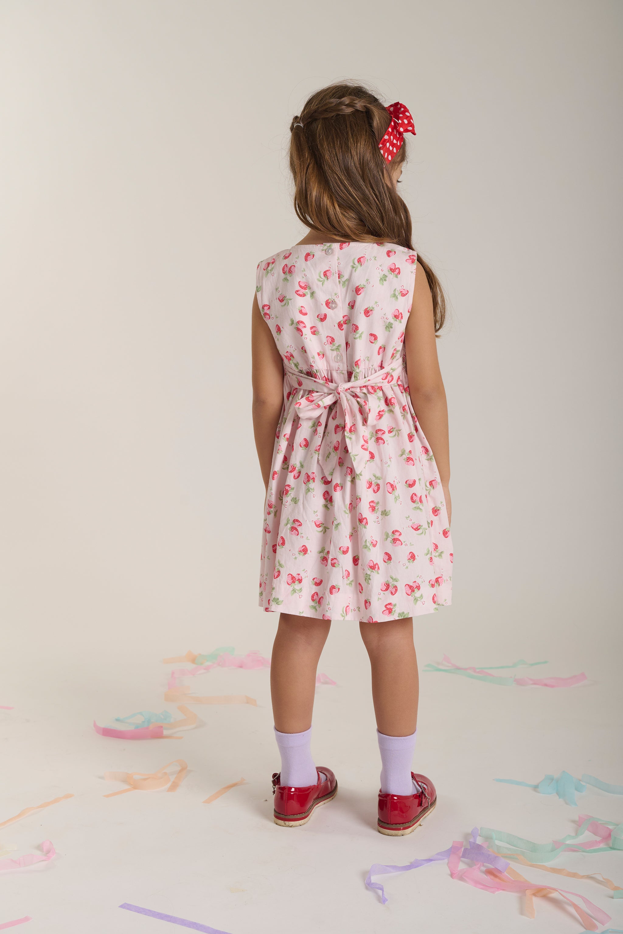 Hand-Smocked Girls Dress - Fayla