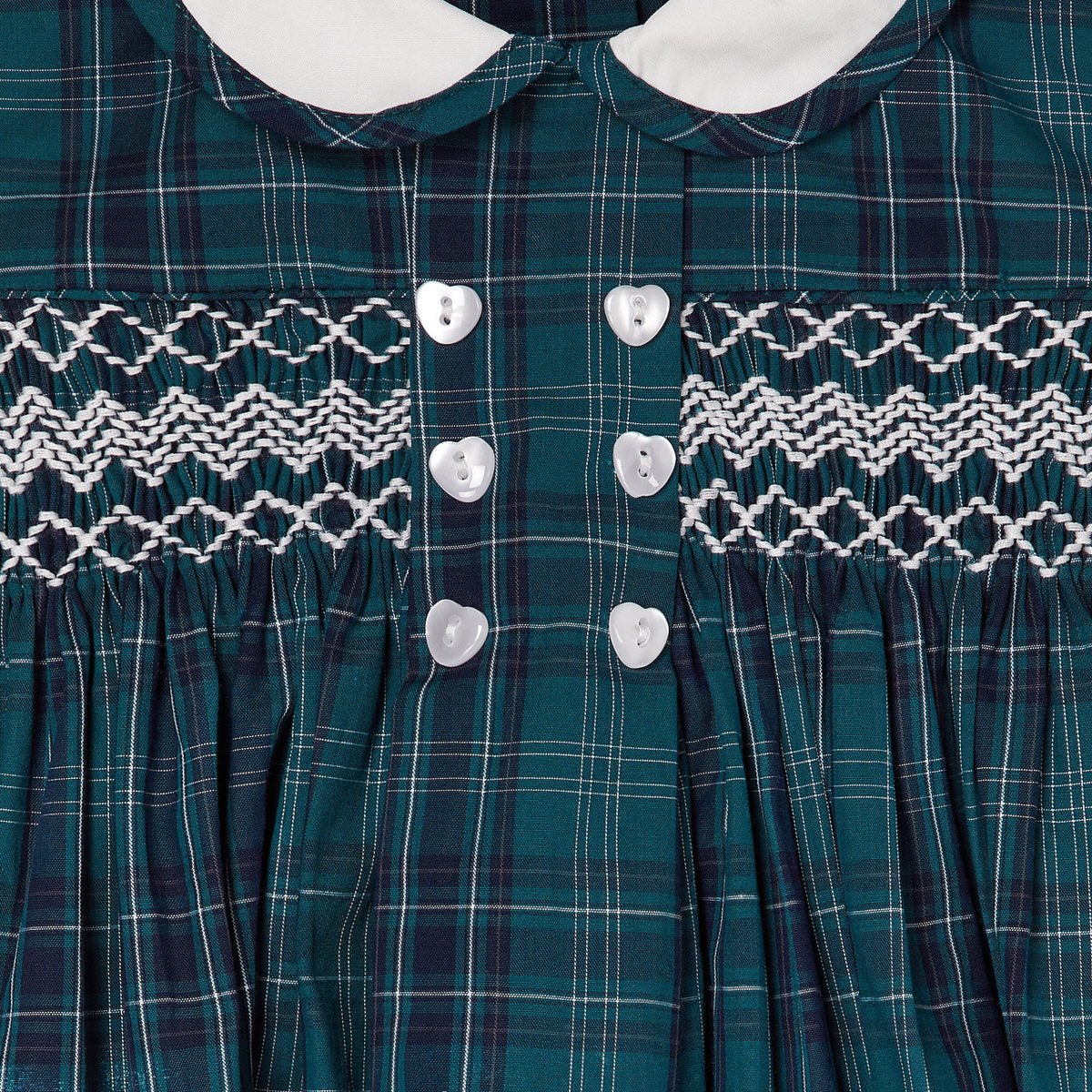 Hand-Smocked Baby Dress -HERMIONE