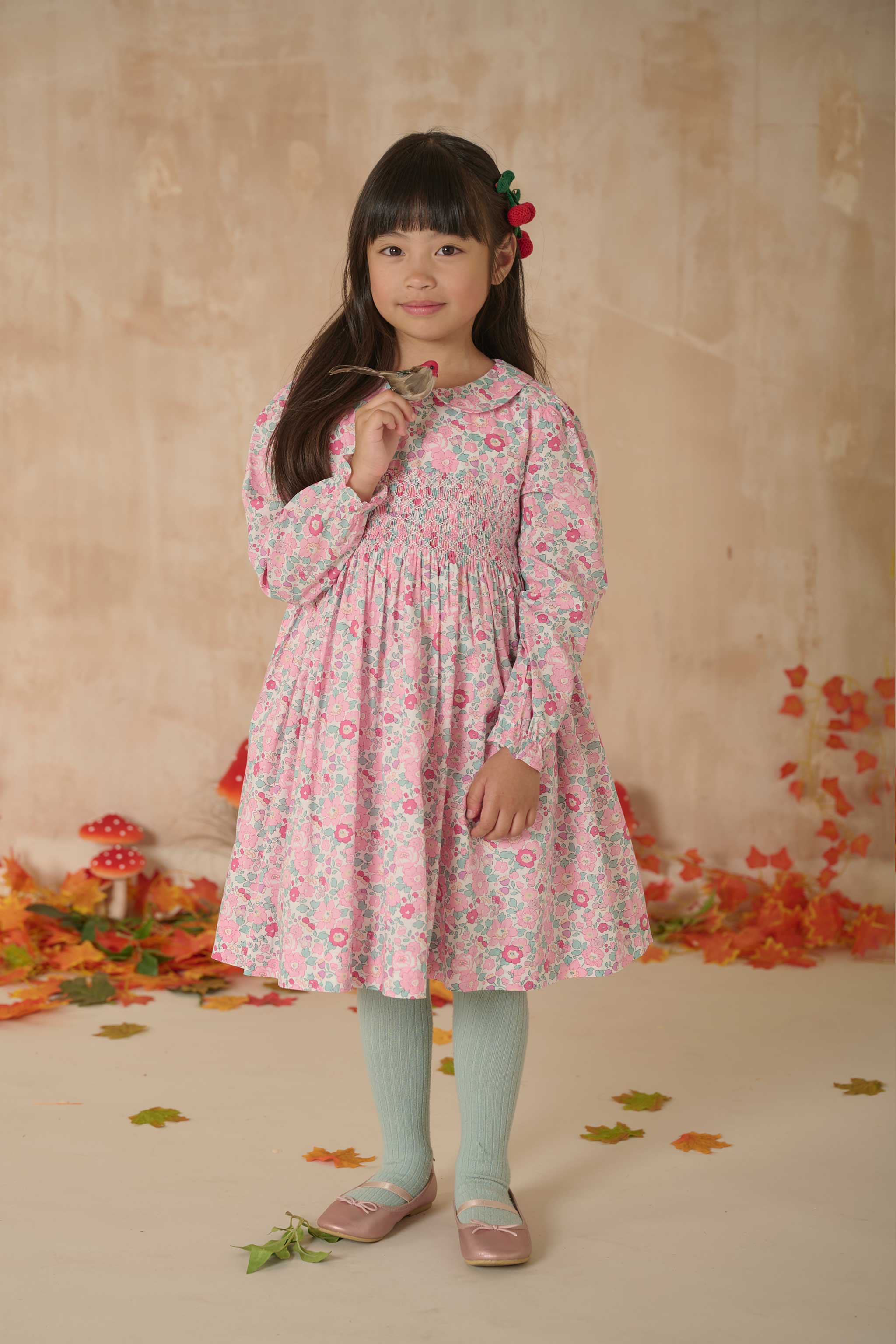 Hand-Smocked Girls Dress - Ilona