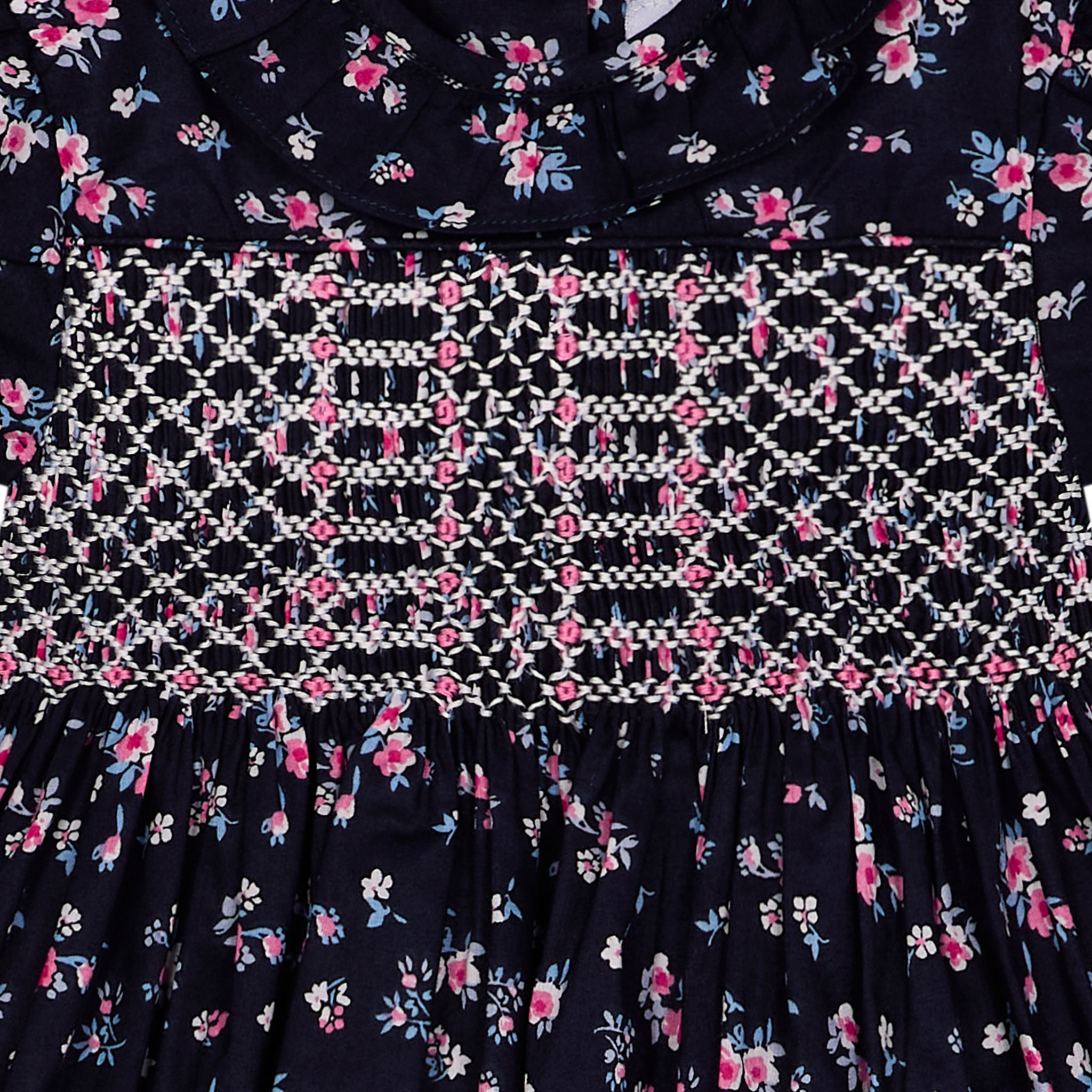 classic hand-smocking closeup