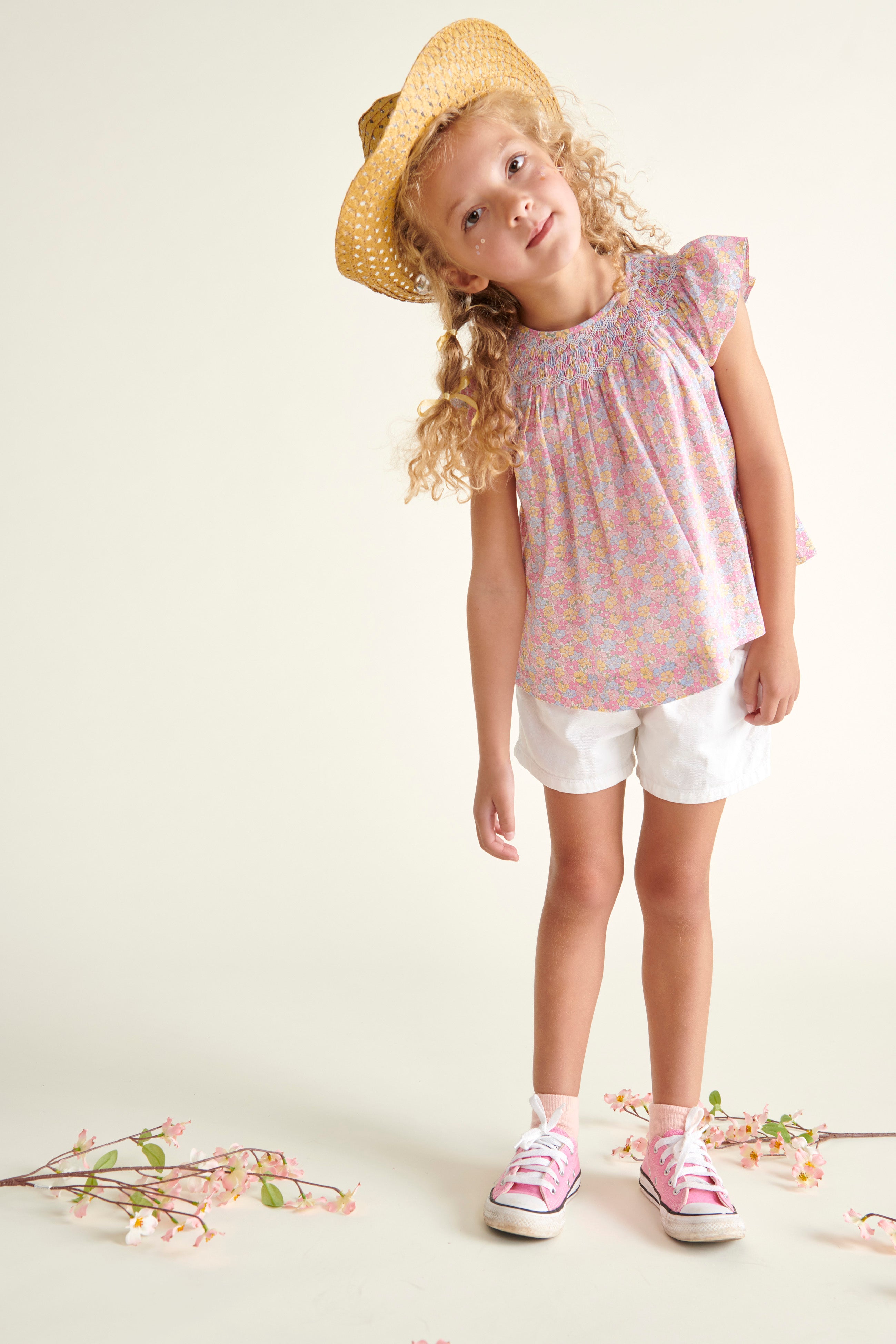 Made With Liberty Fabric: Smocked Girls Blouse - Isabella