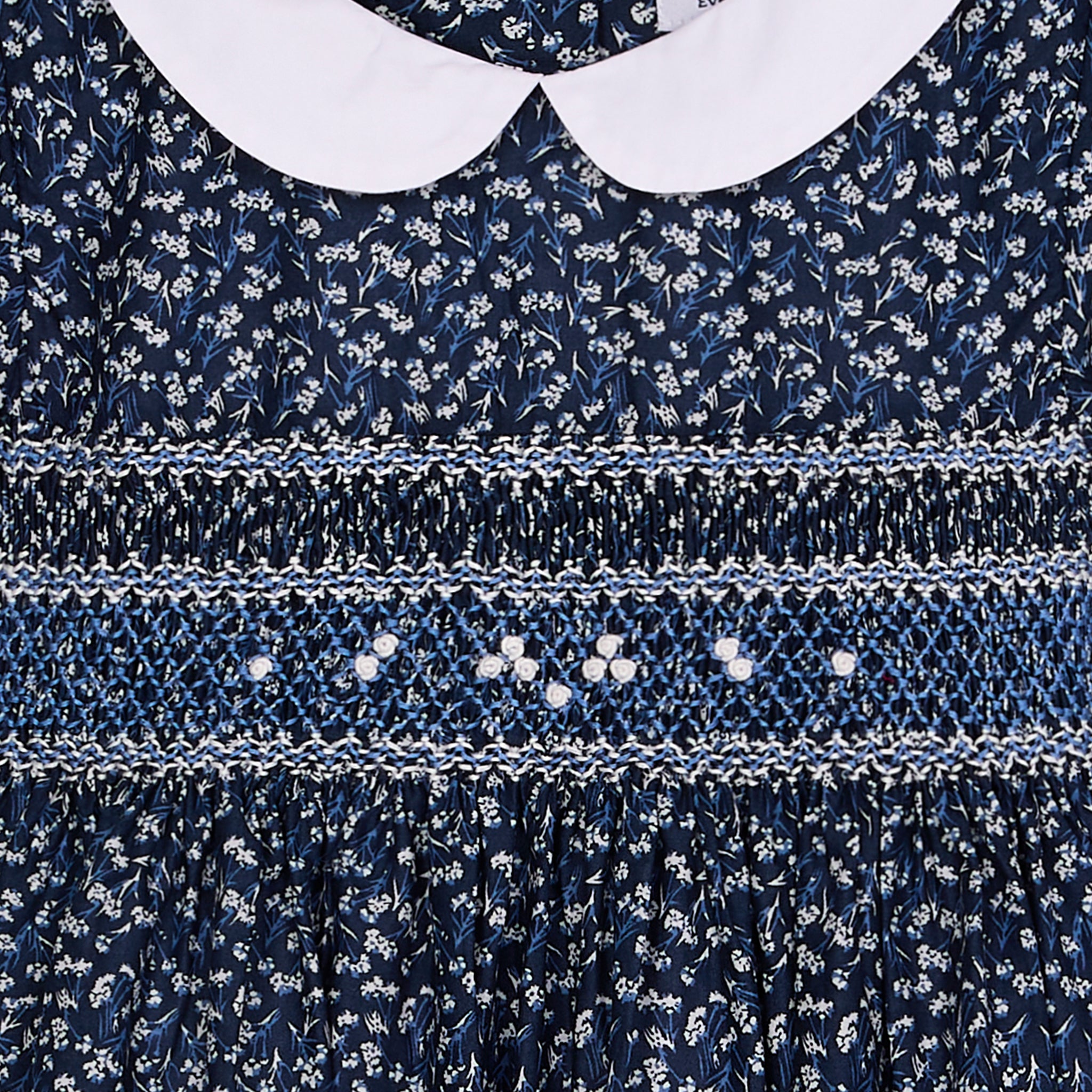 Hand-Smocked Girls Dress - Joan