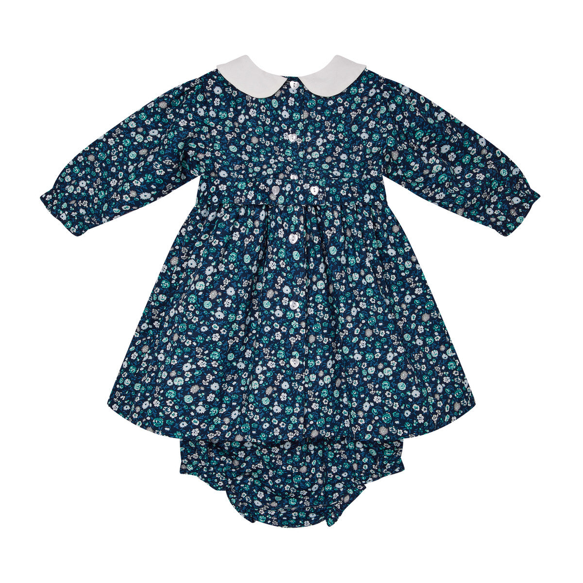 Hand-Smocked Baby Dress -LARA