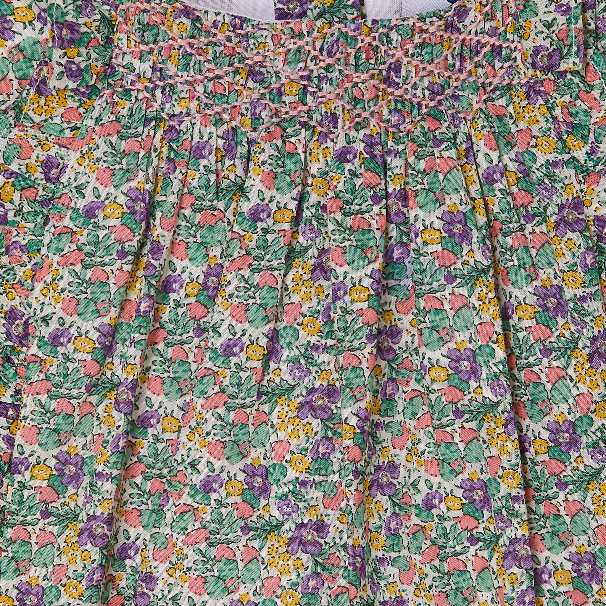 floral romper closeup