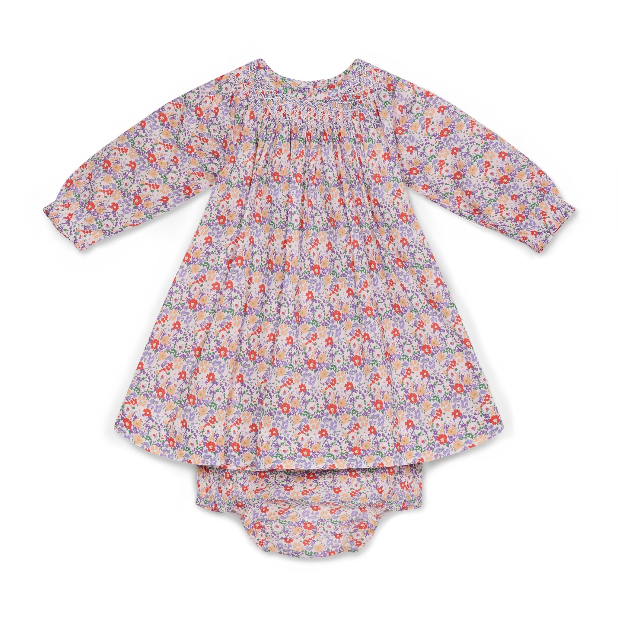 Hand-Smocked Baby Dress - Mae