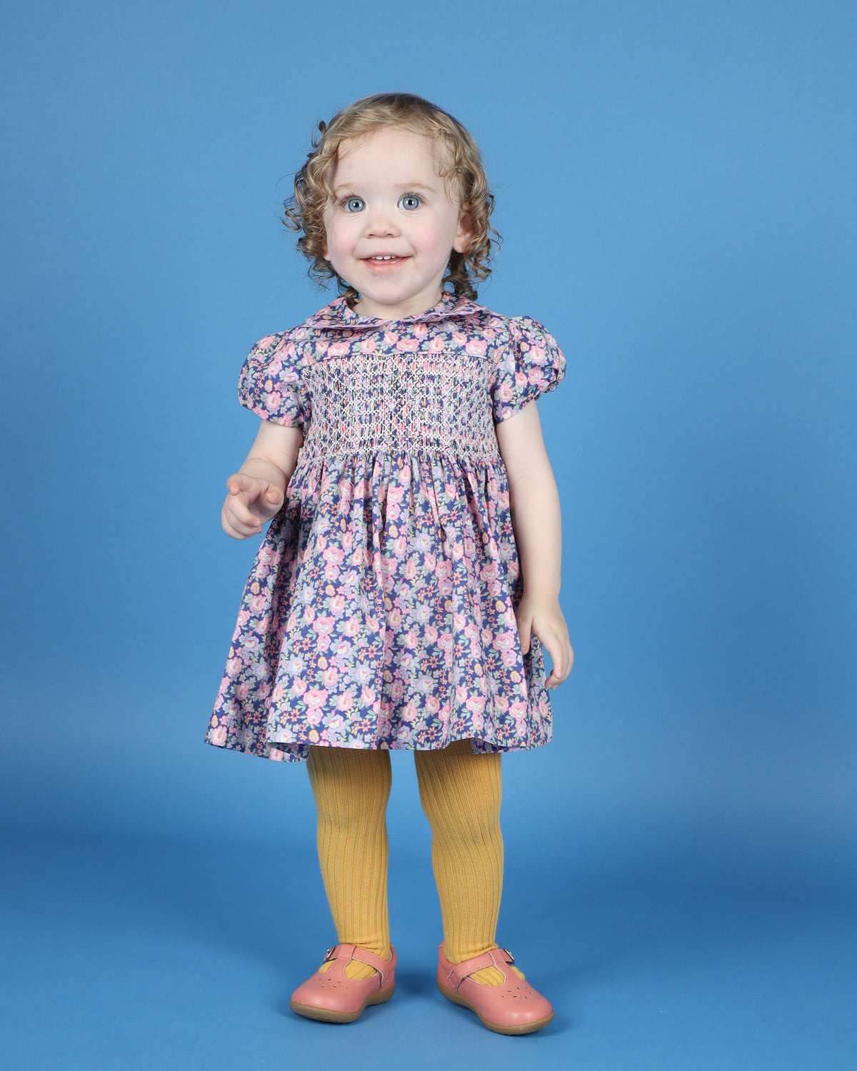 Hand-Smocked Baby Dress -MARIN