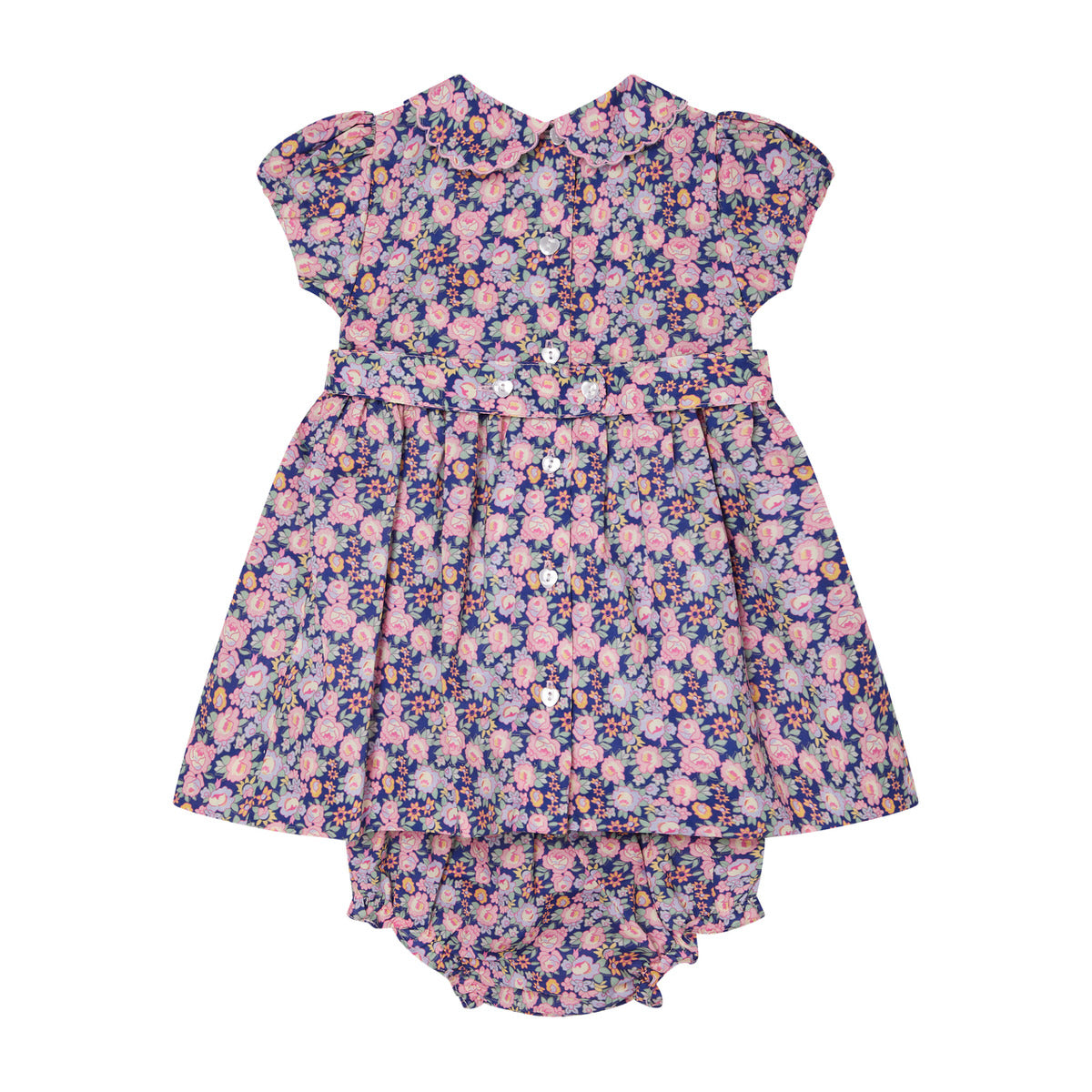 Hand-Smocked Baby Dress -MARIN
