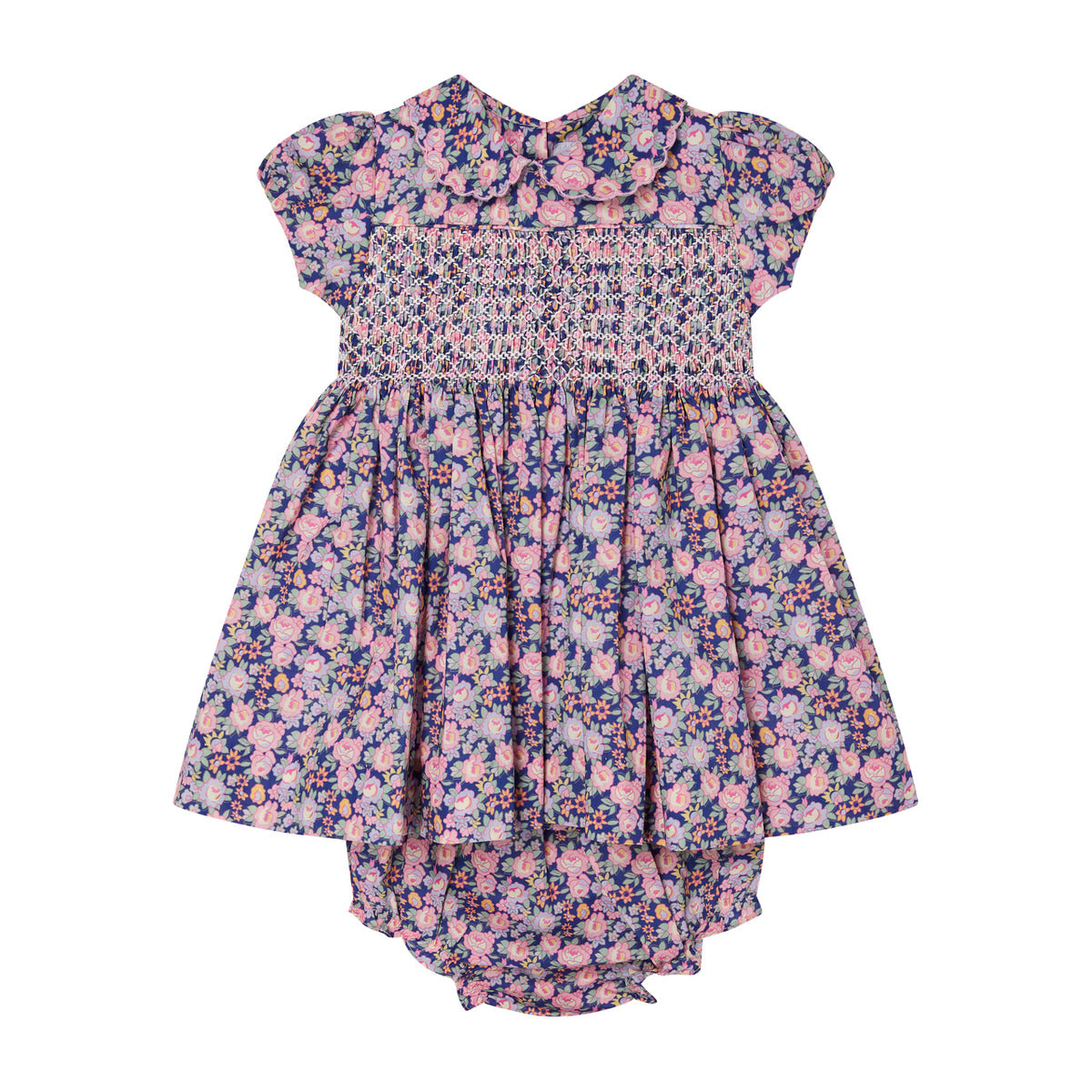 Hand-Smocked Baby Dress -MARIN