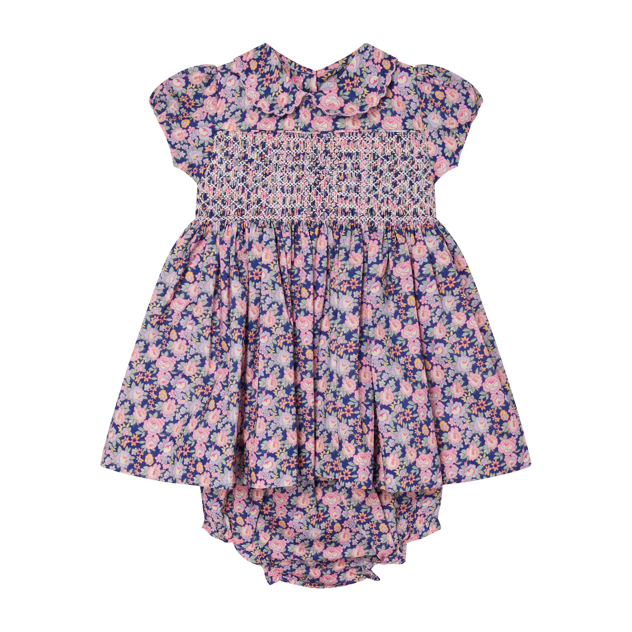 Smocked Baby Dress - Marin