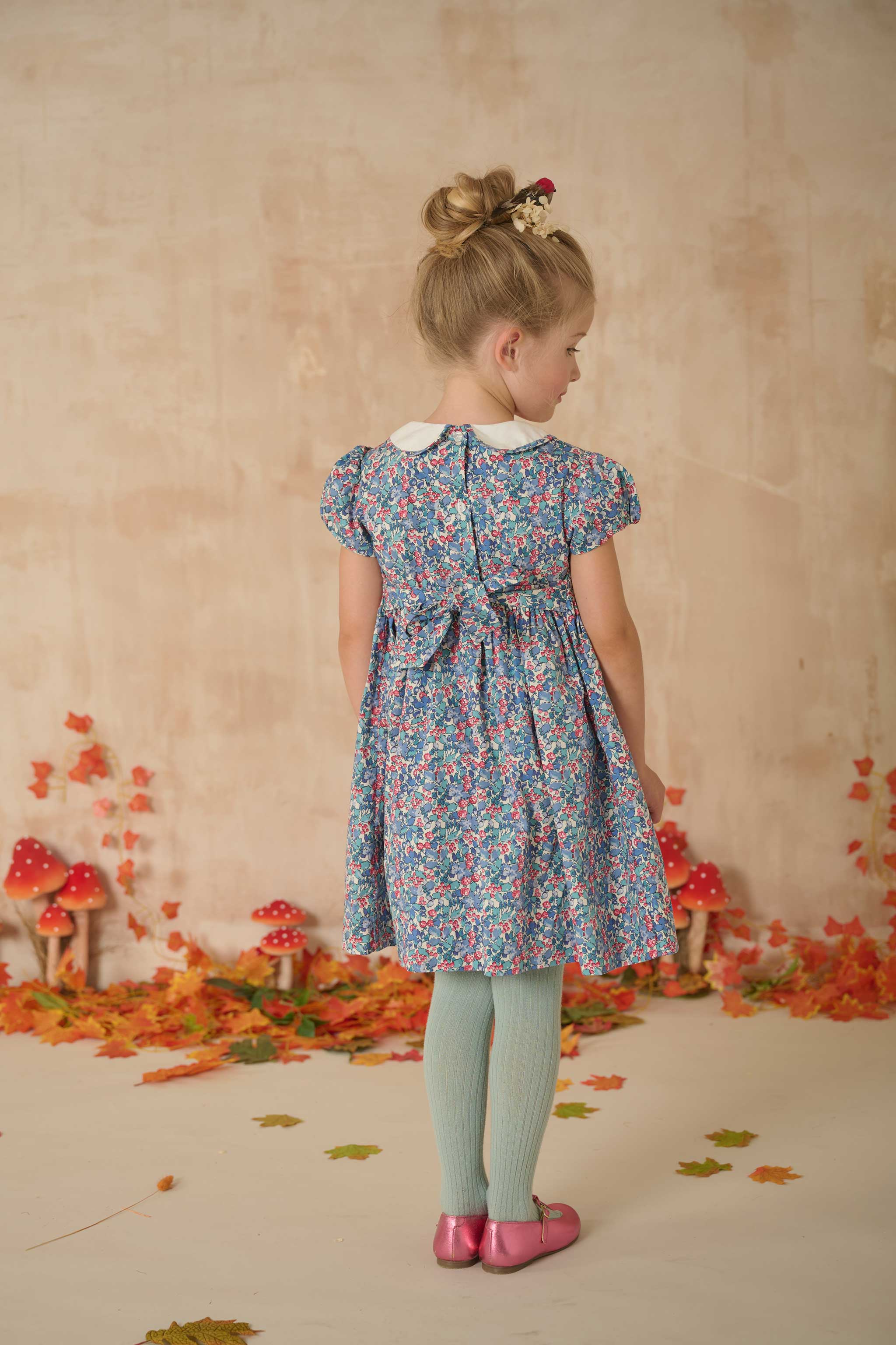 Hand-Smocked Girls Dress - Martha