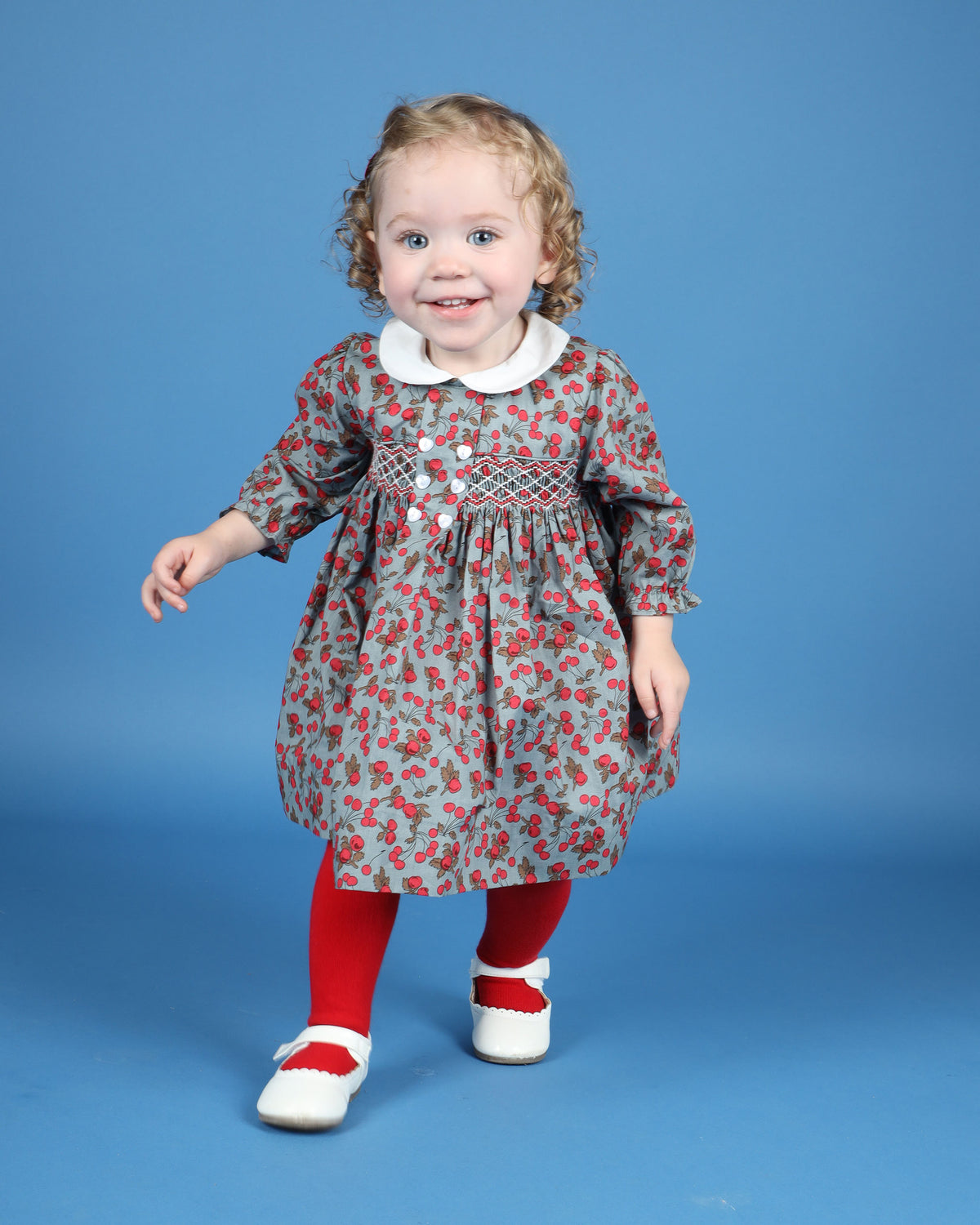 Hand-Smocked Baby Dress - NAIDA