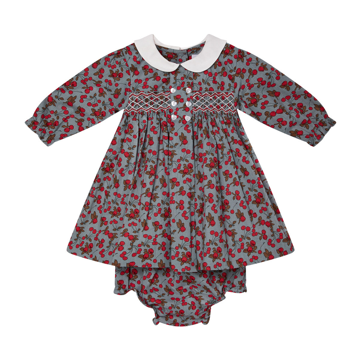 Hand-Smocked Baby Dress - NAIDA