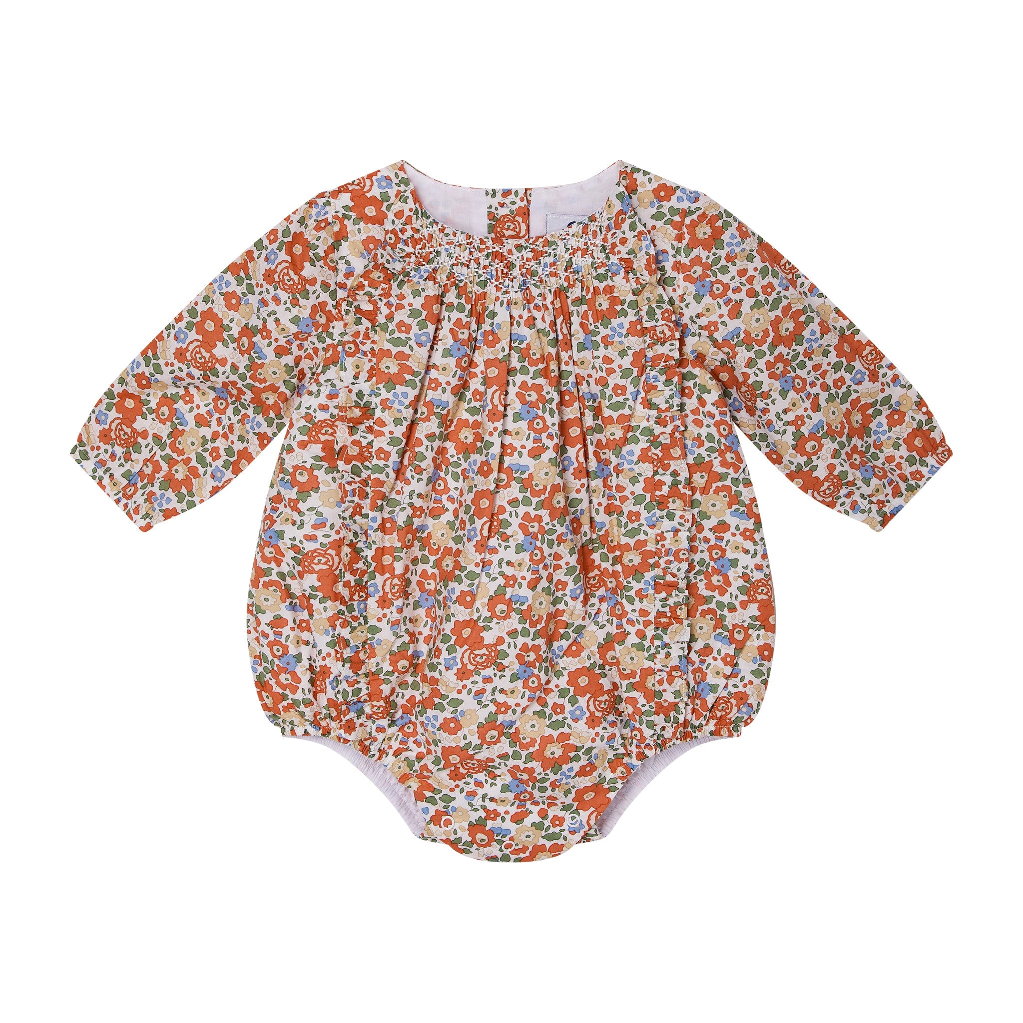 hand-smocked baby bubble