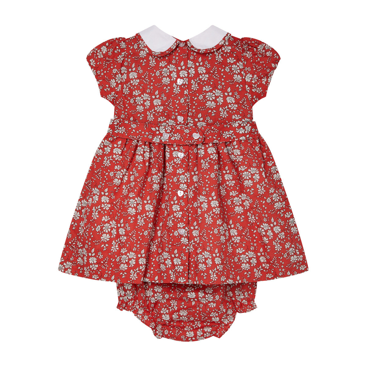 Made with Liberty Fabric:Hand-Smocked Baby Dress - PALOMA