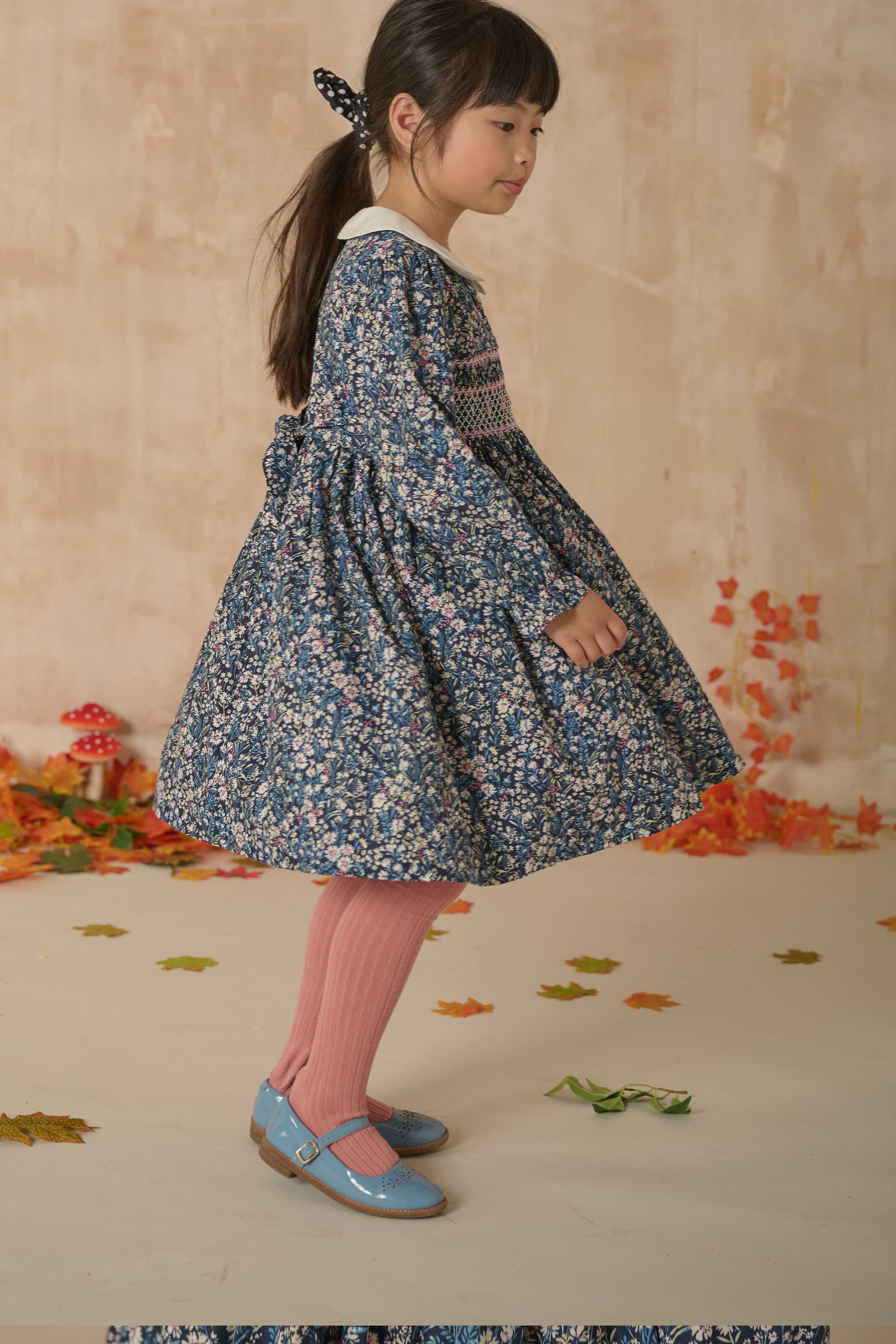 Hand-Smocked Girls Dress - Rhiannon