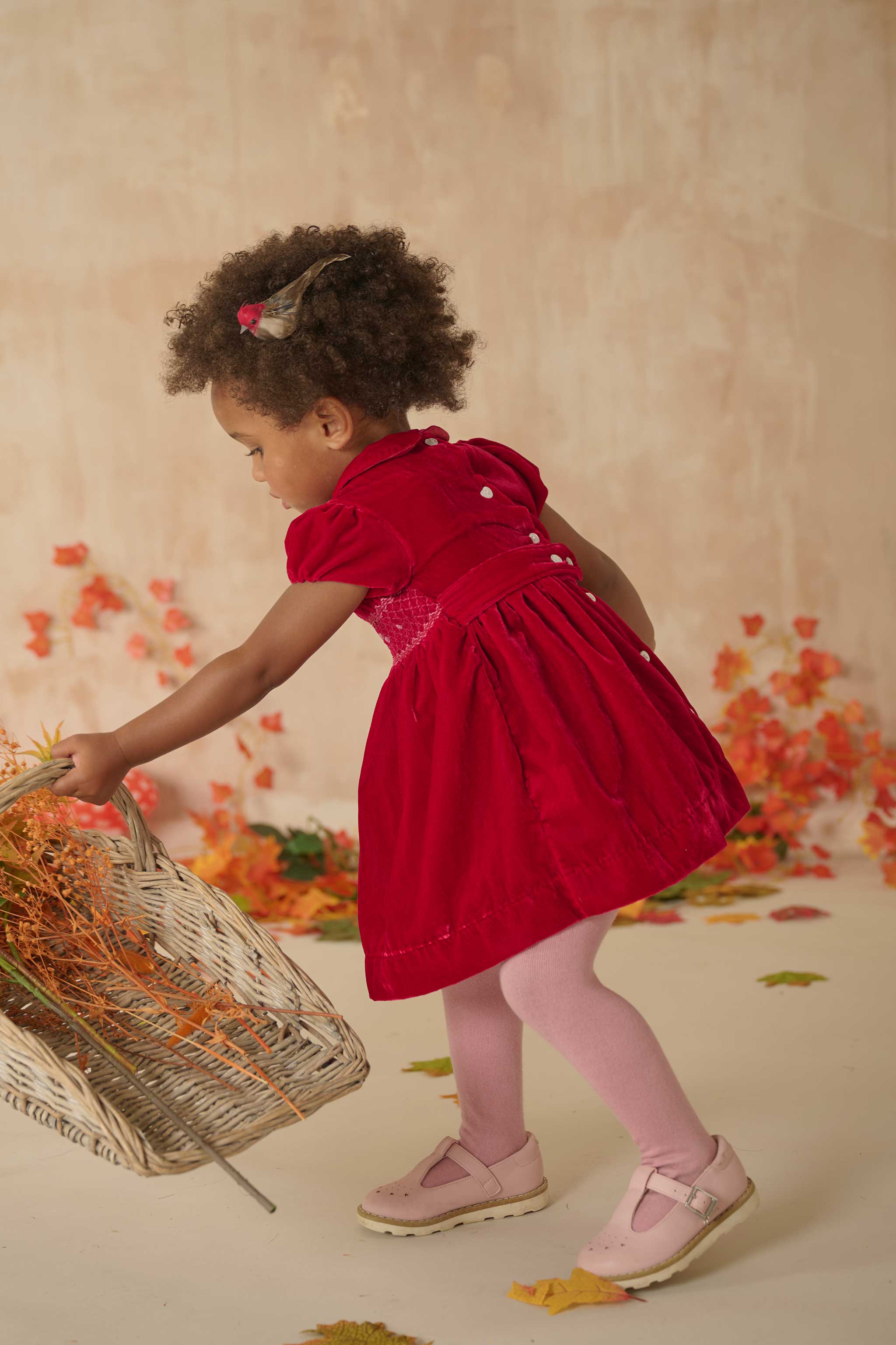 Hand-Smocked Baby Dress - Samira