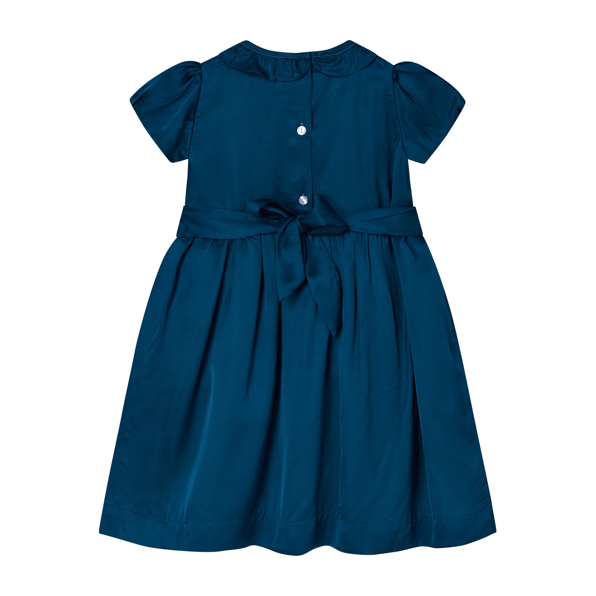 back of satin party dress for girls