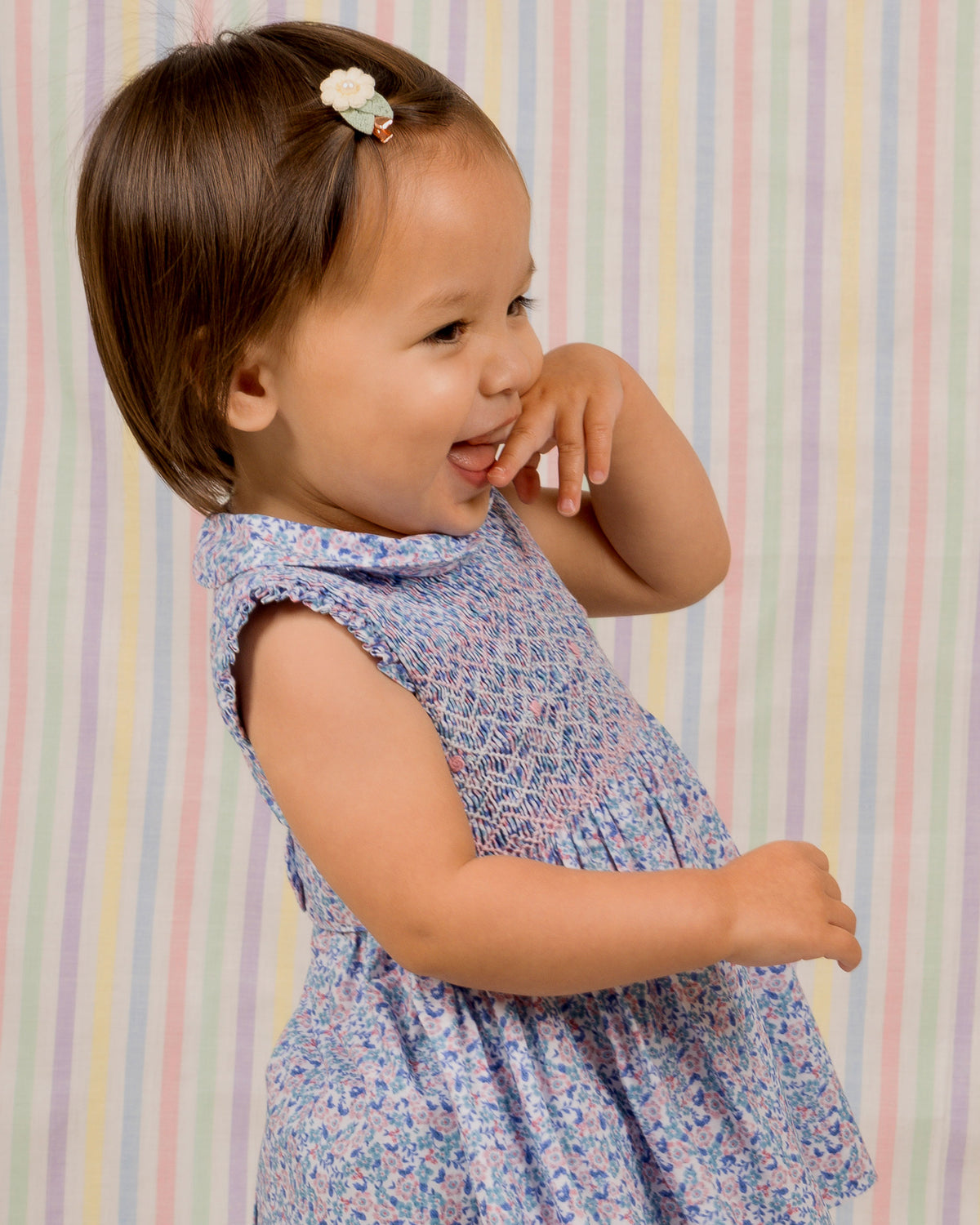 Hand-Smocked Baby Dress - TALULA