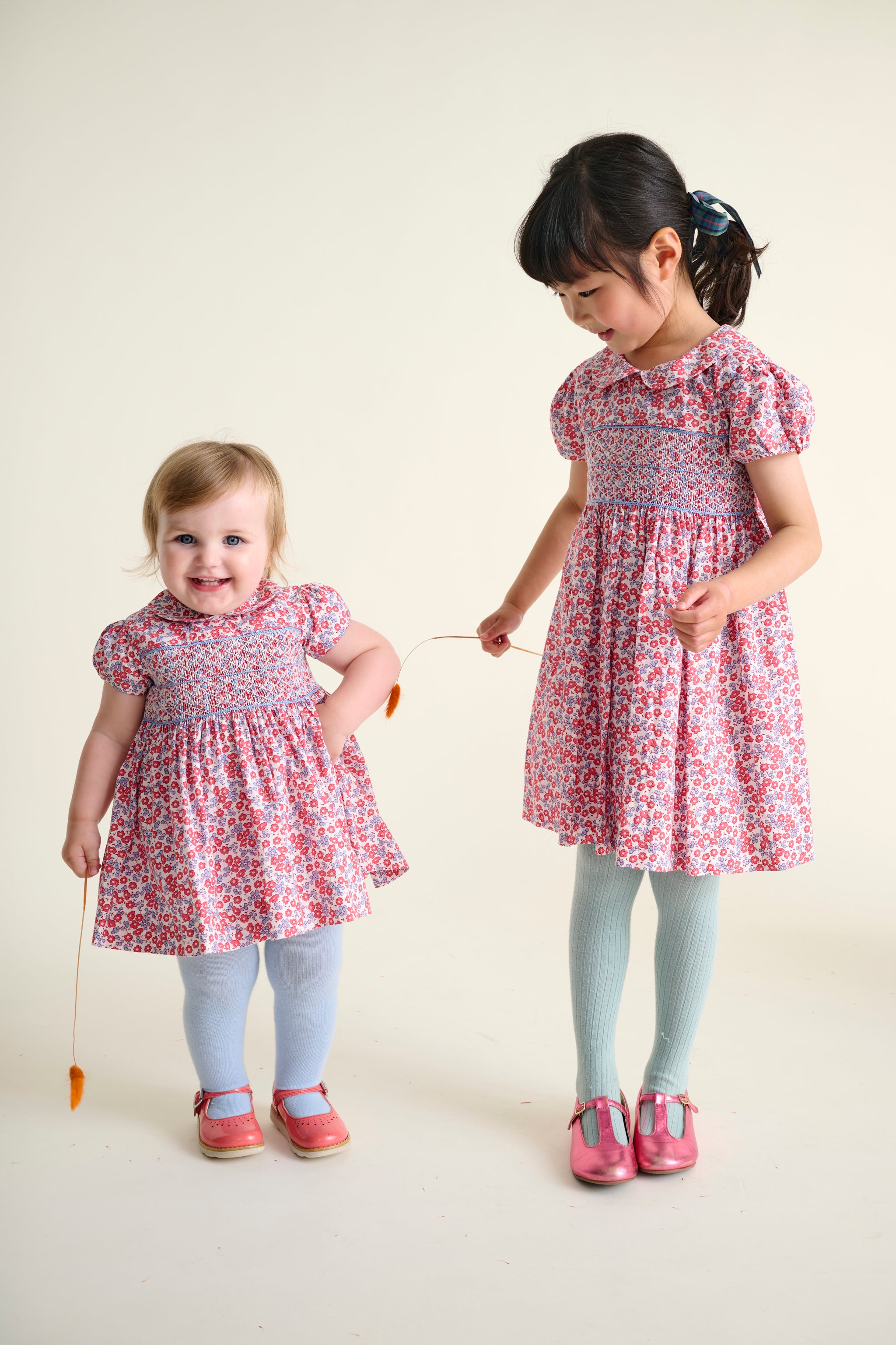 Hand-Smocked Girls Dress - Augusta