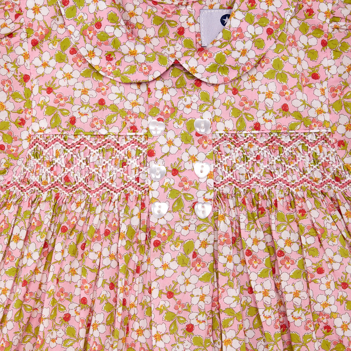 Made with Liberty Fabric: Hand-Smocked Baby Dress - JOSETTE