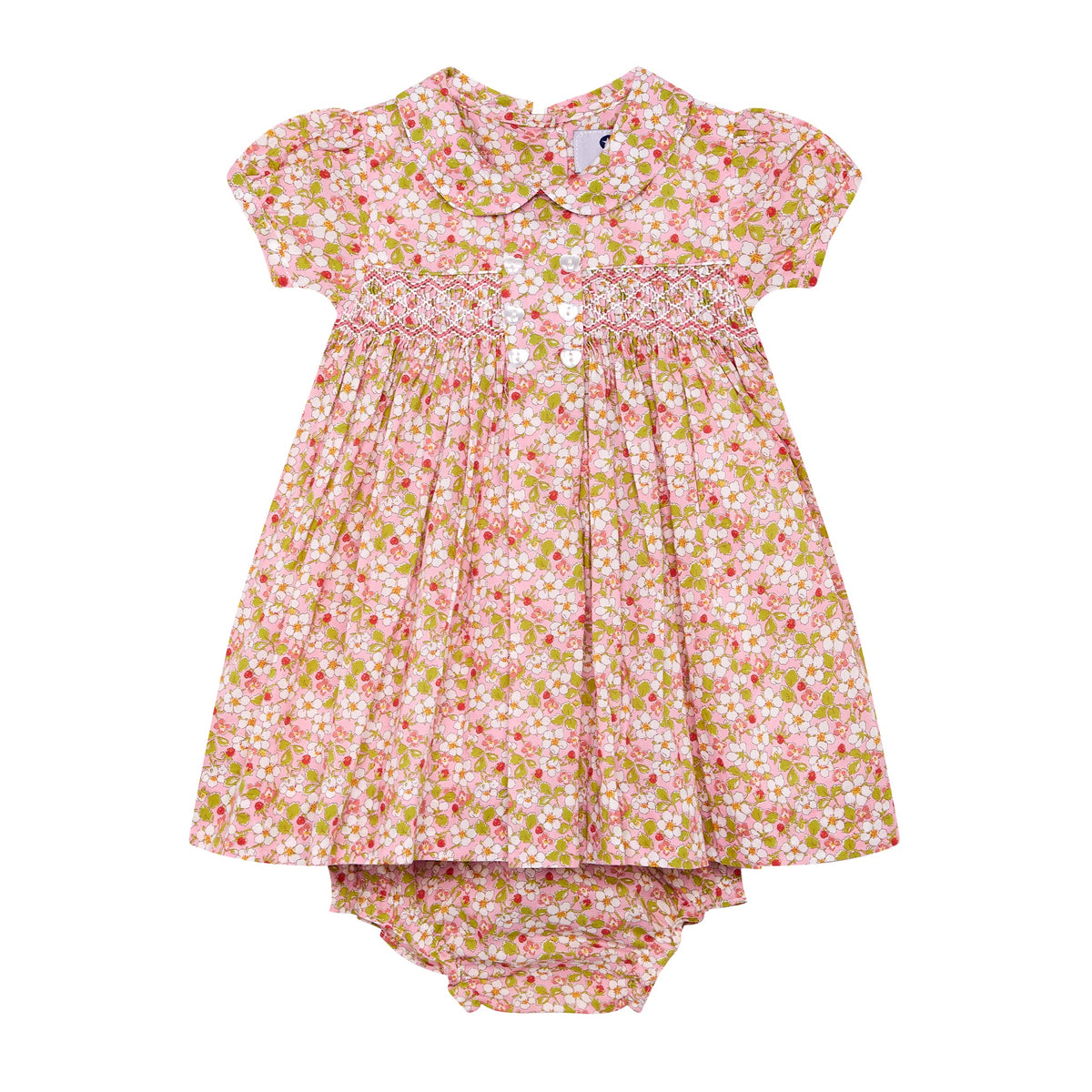 Made with Liberty Fabric: Hand-Smocked Baby Dress - JOSETTE