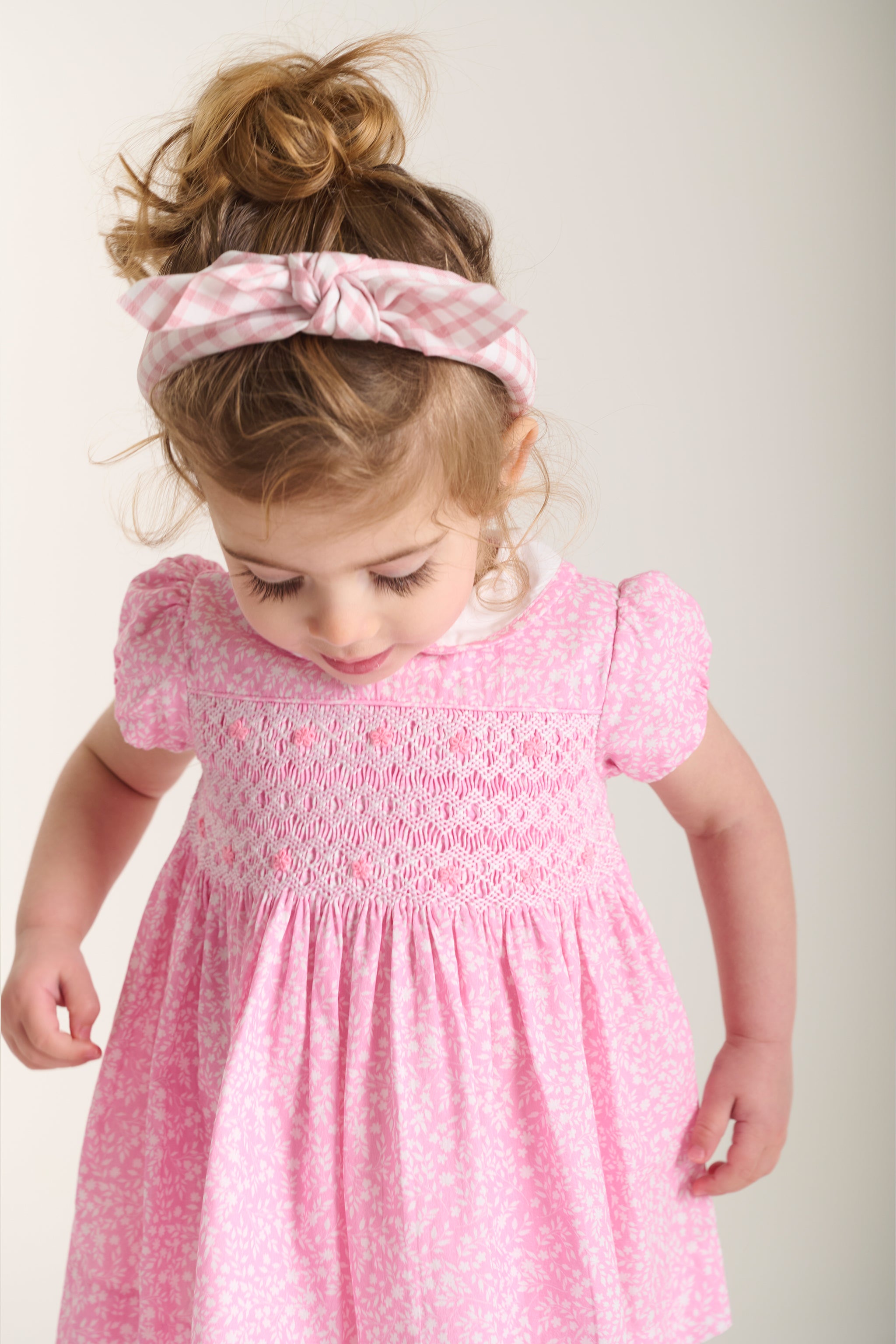 Hand-Smocked Baby Dress - Erica