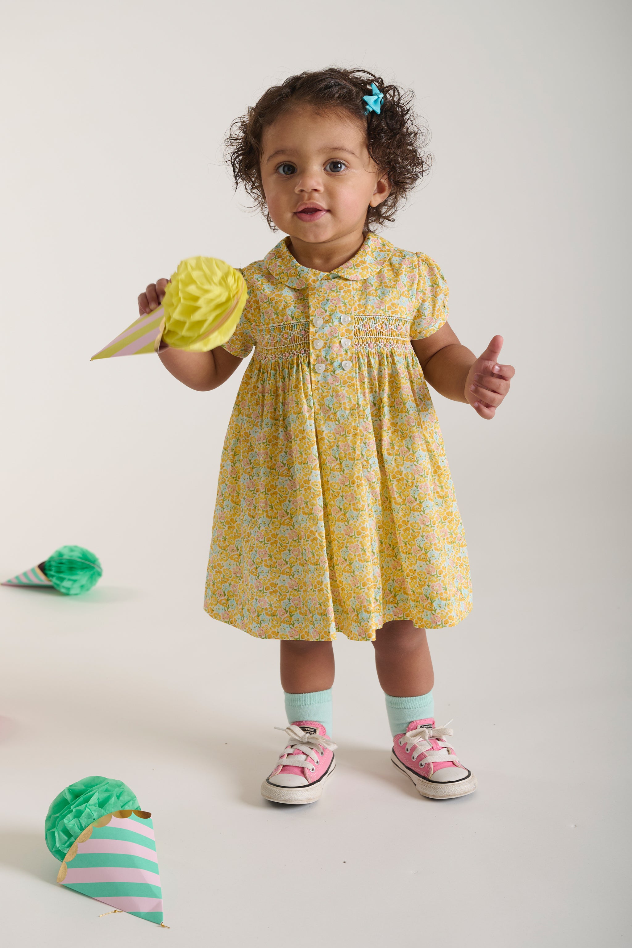 Hand-Smocked Baby Dress - Franca