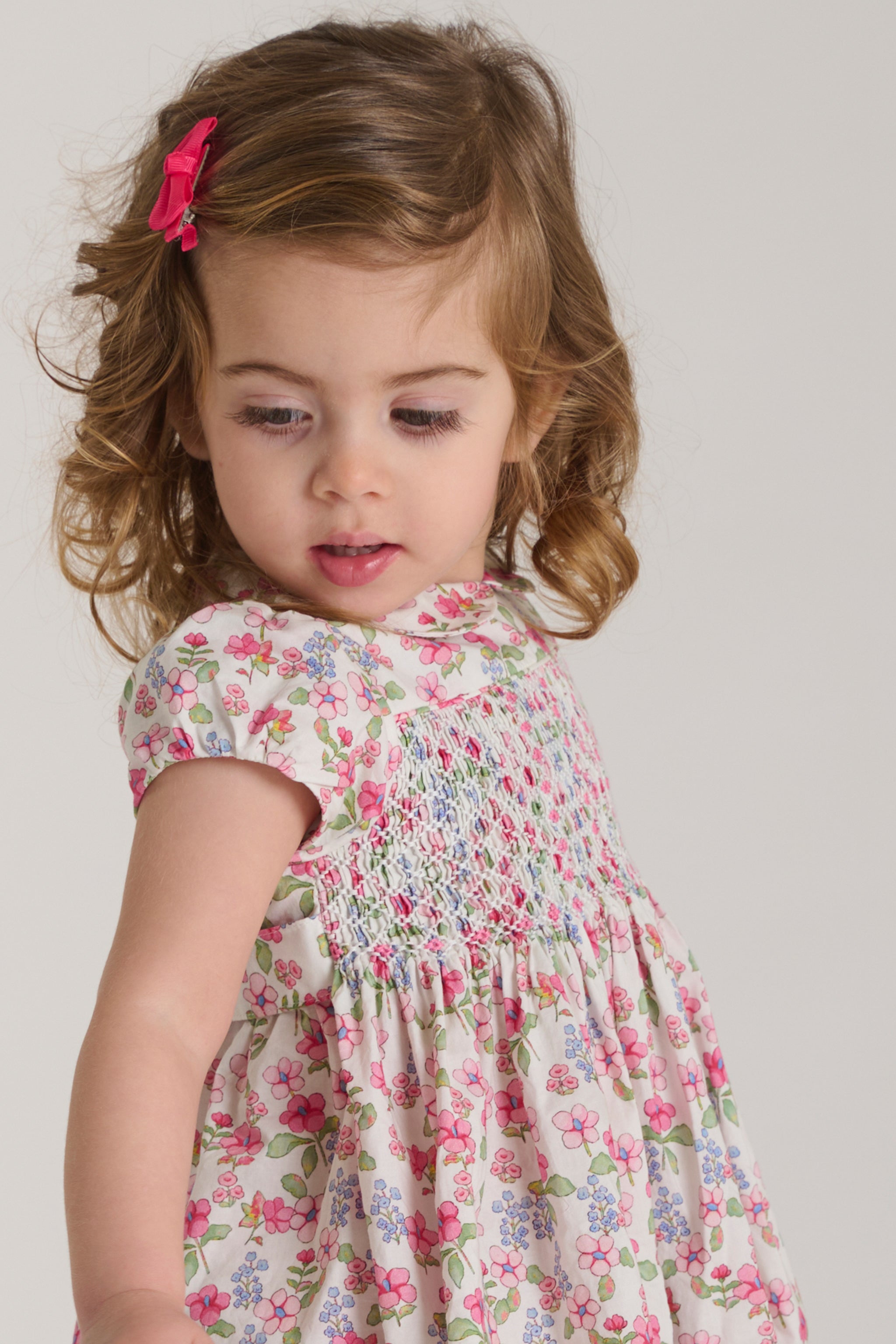 Hand-Smocked Baby Dress - Hillary