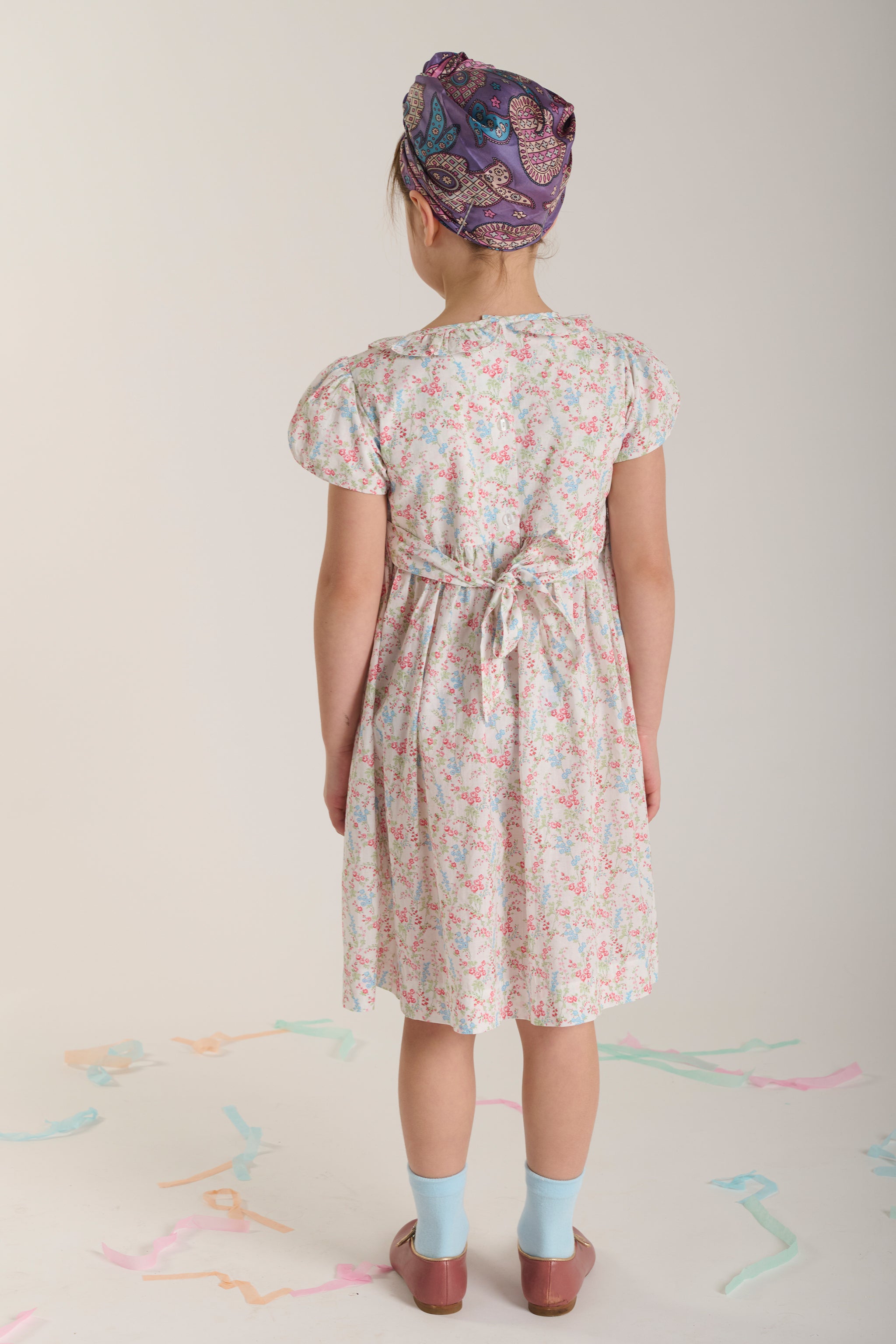 Hand-Smocked Girls Dress - Laura