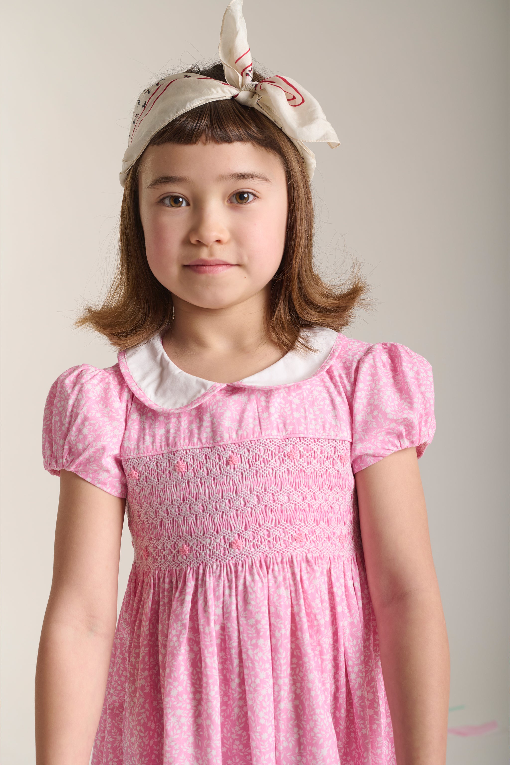 Hand-Smocked Girls Dress - Esme