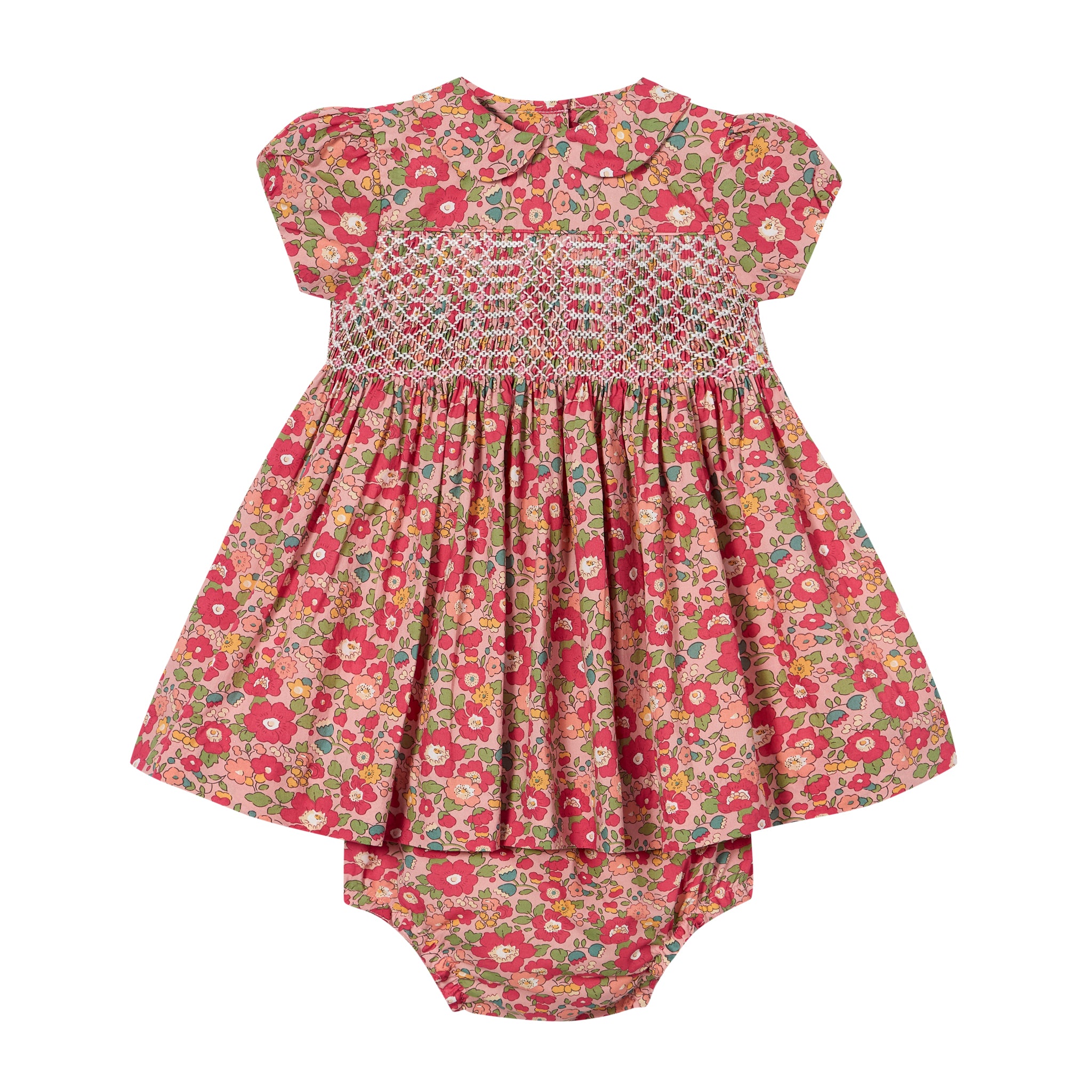 Hand-Smocked Baby Dress - Emelina