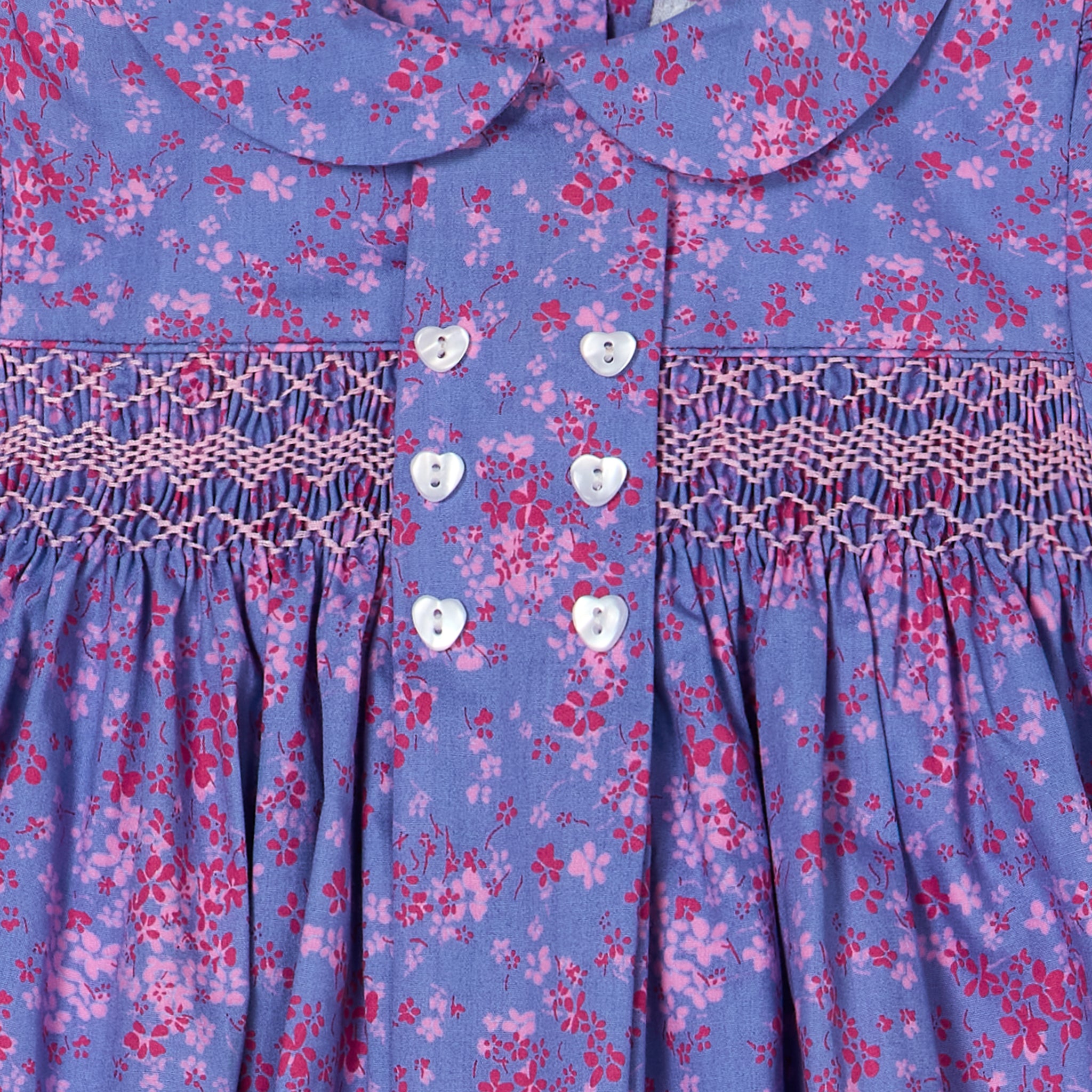 Hand-Smocked Baby Dress - Gabby