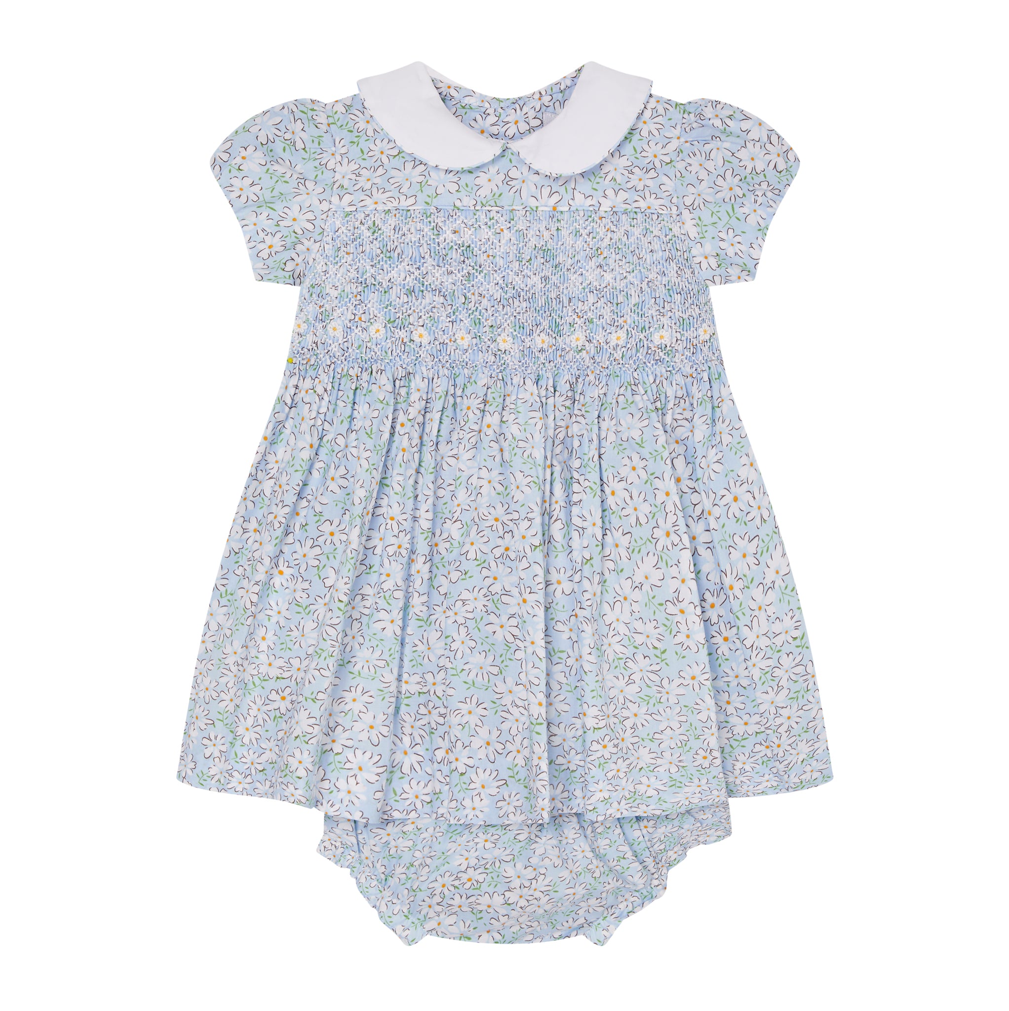 Hand-Smocked Baby Dress - Jessamy
