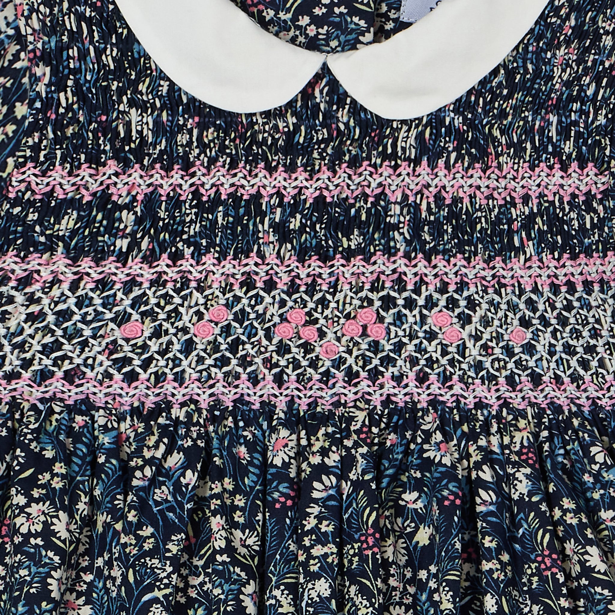 Hand-Smocked Baby Dress - Rosalind
